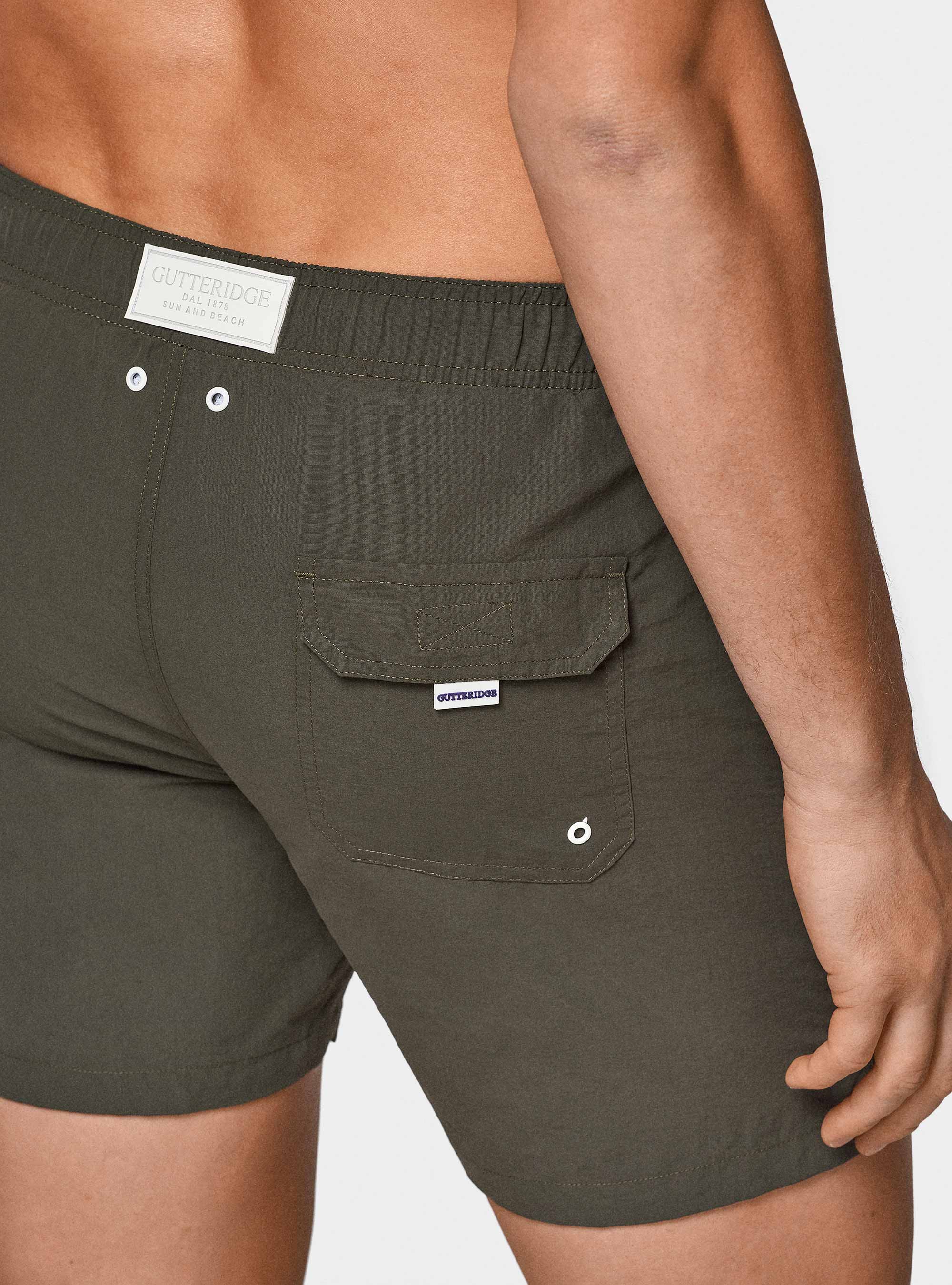Solid-coloured swimwear, MILITARE 0609C