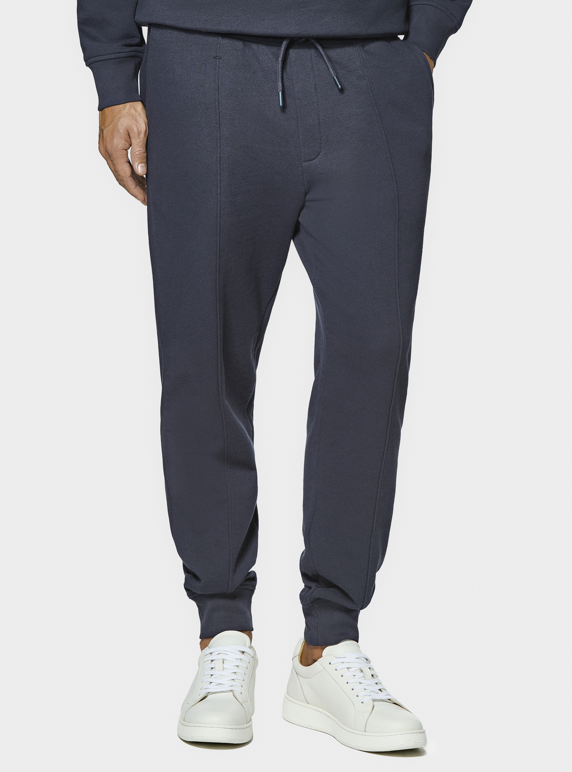 GT01 fleece sports trousers, NAVY BLUE