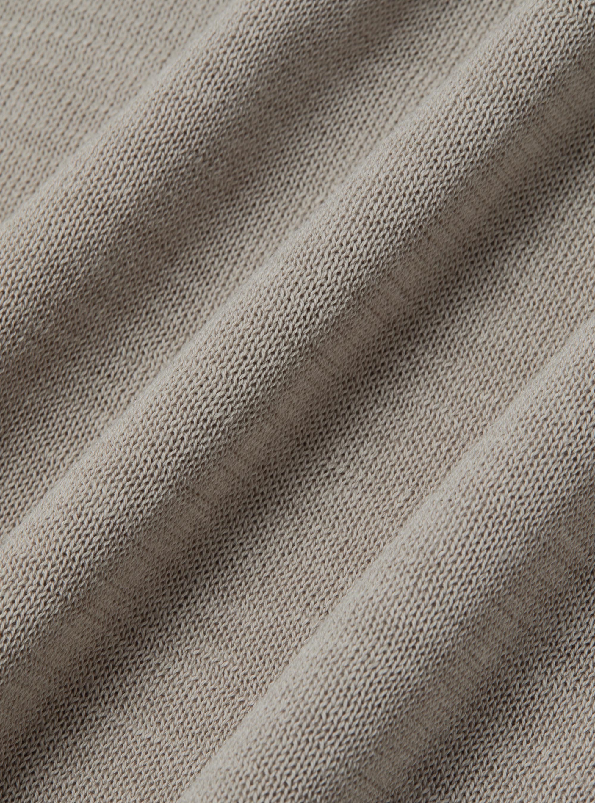 Polo in maglia di cotone extrafine, SABBIA