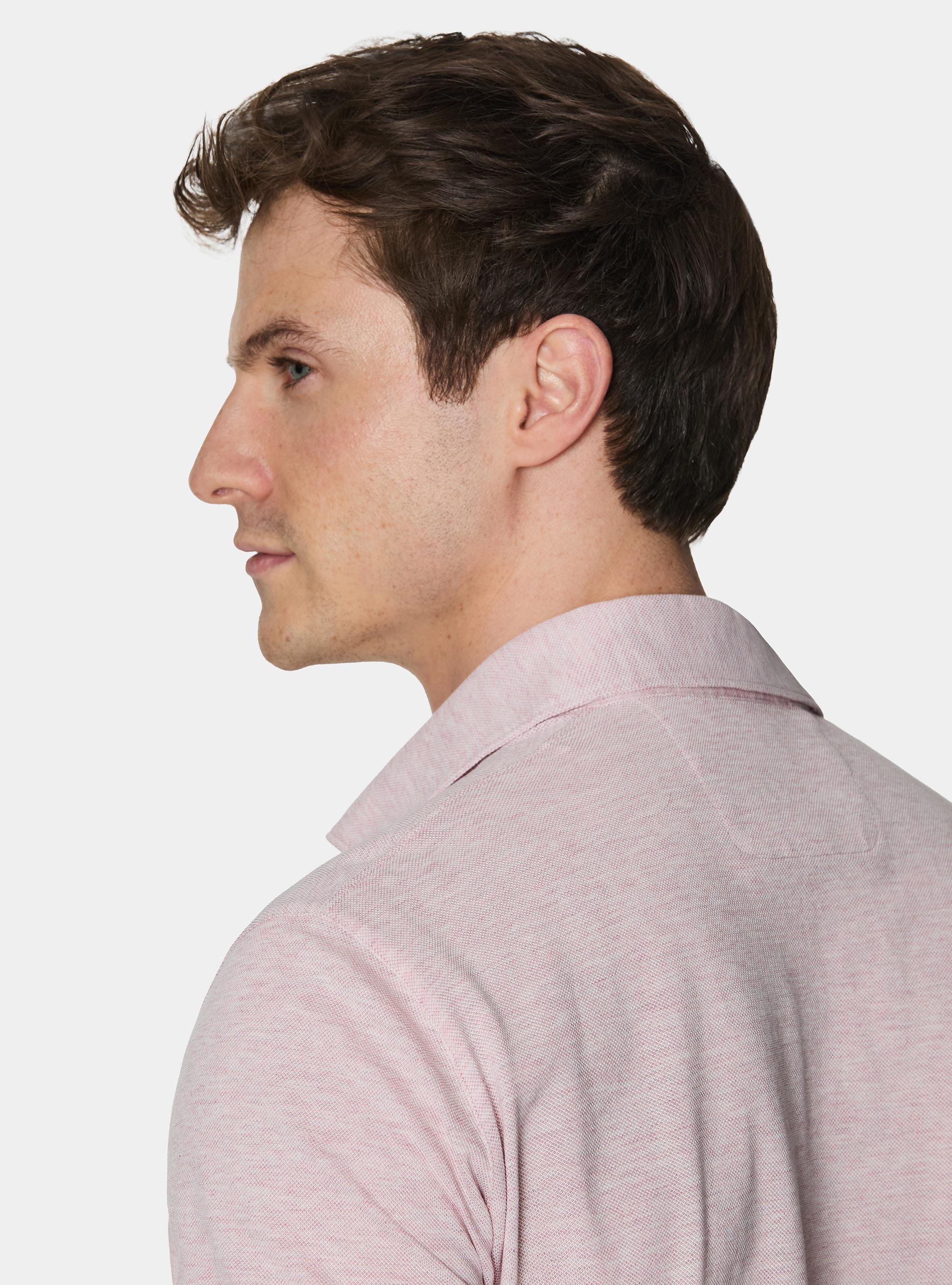 GT01 Stretch-Pique-Poloshirt, ROSA 0487C