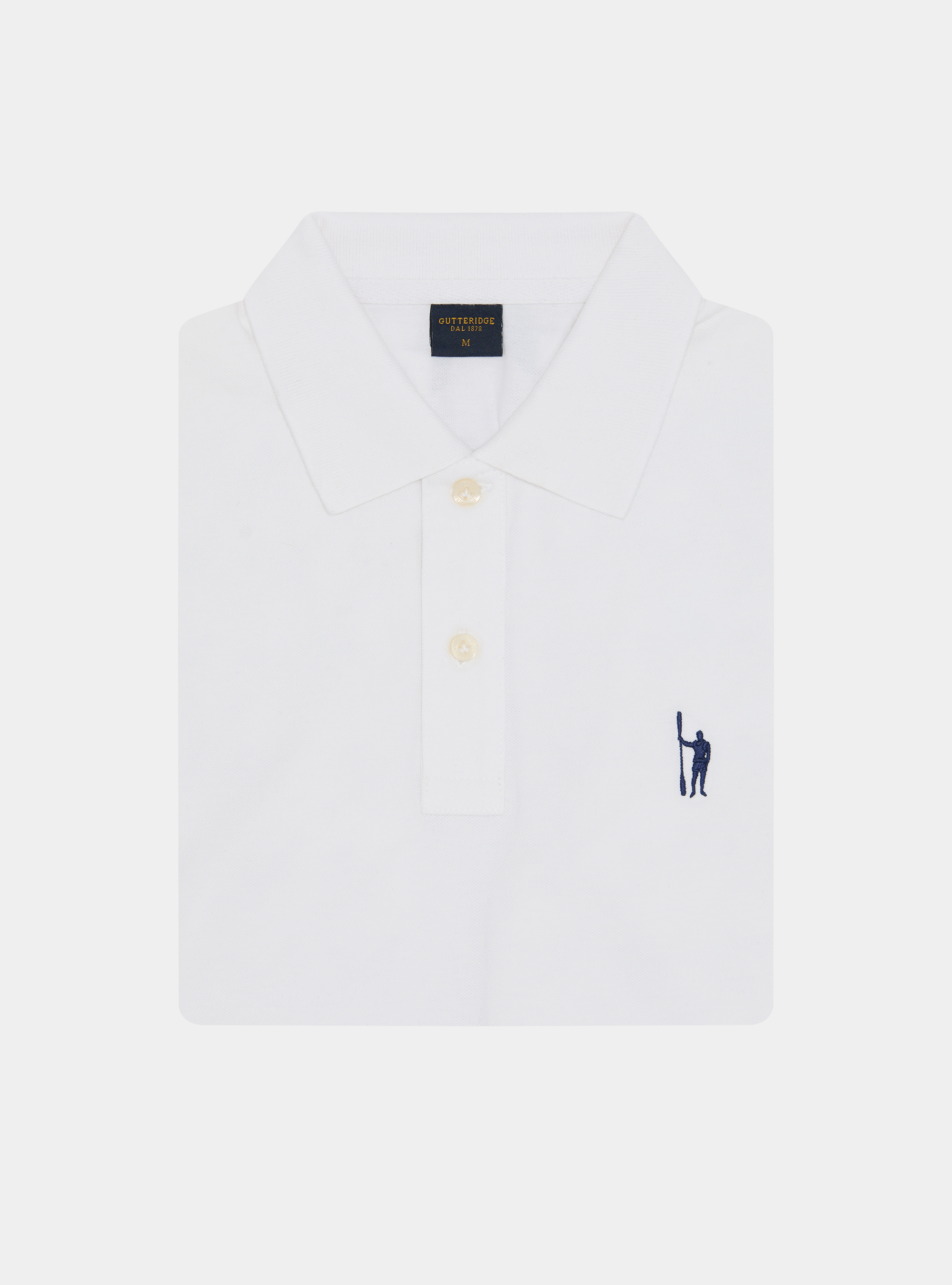 Polo classique en piqu&eacute;, BLANC