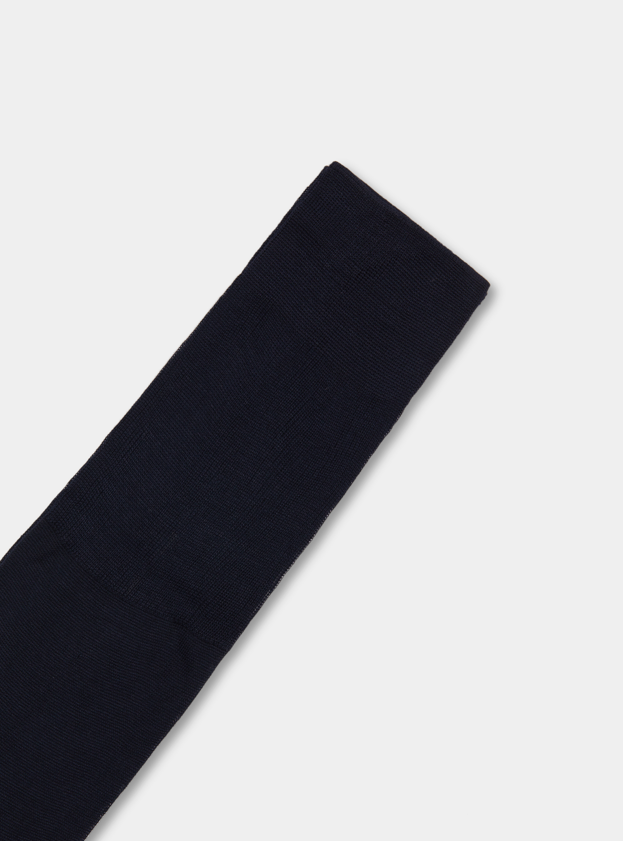 Long socks made of Scottish yarn, NAVY BLUE
