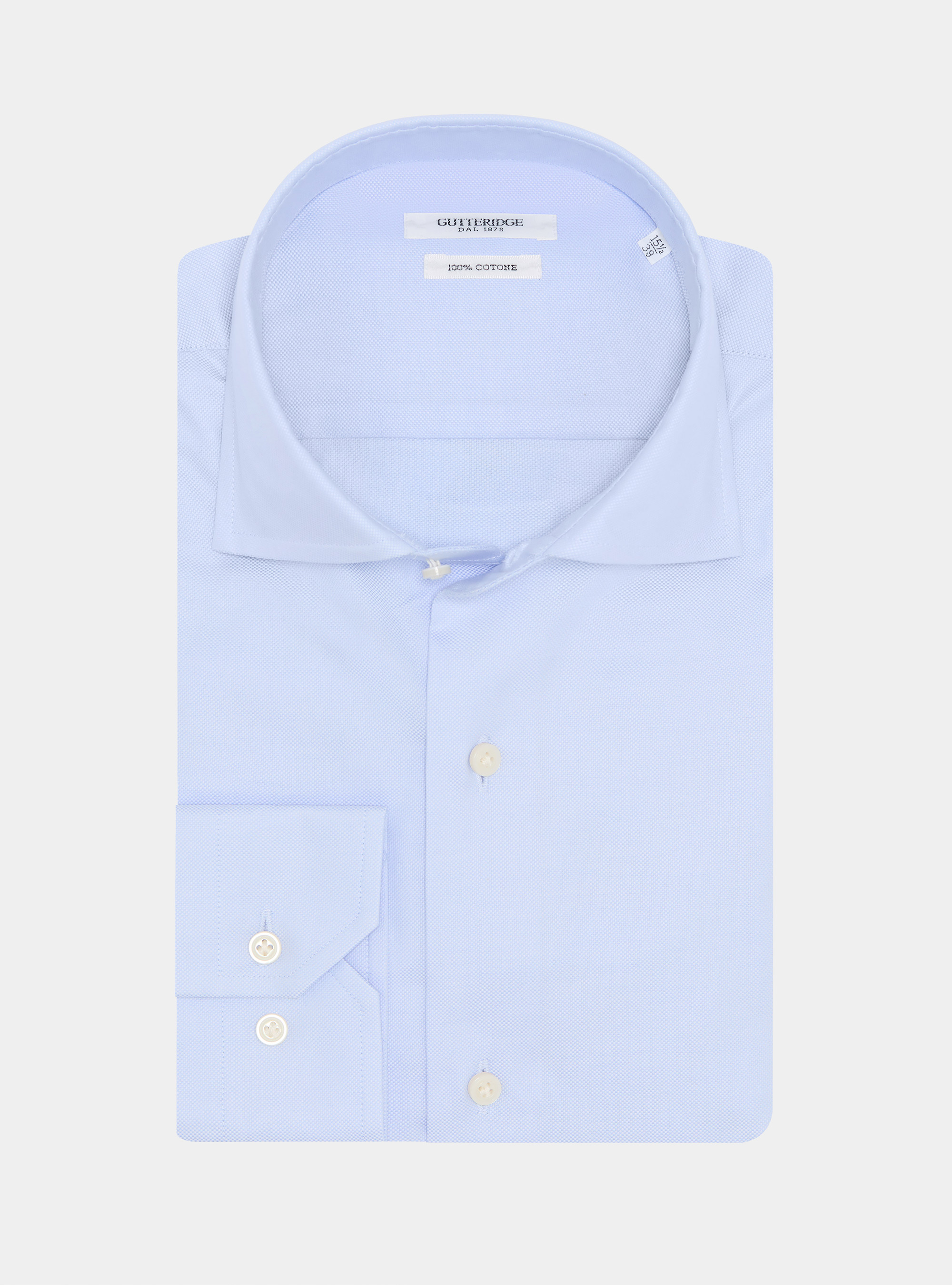 Oxford cotton shirt, AZZURRO 0290C