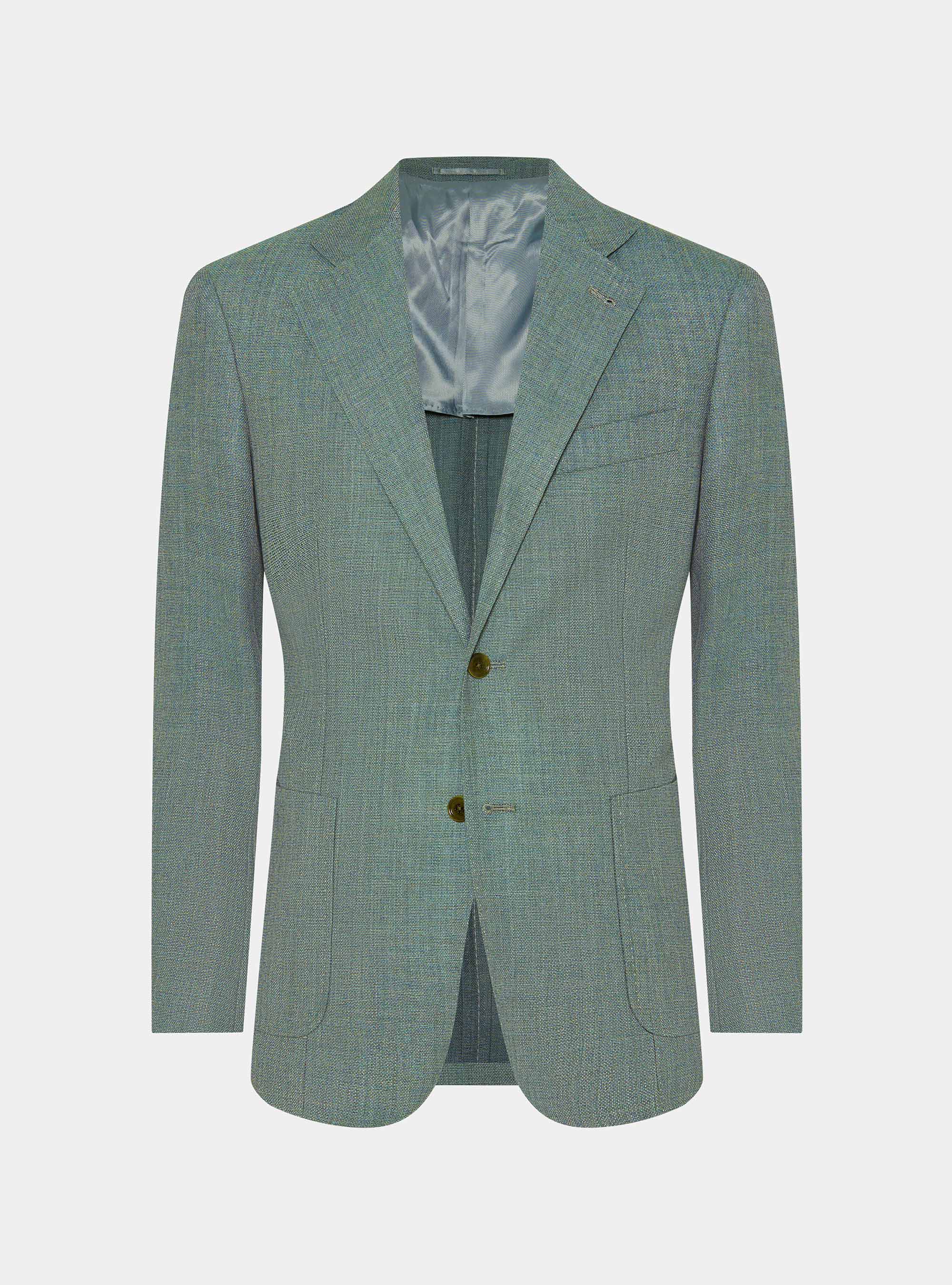 Jacke aus reiner Wolle, SALVIA 0602C