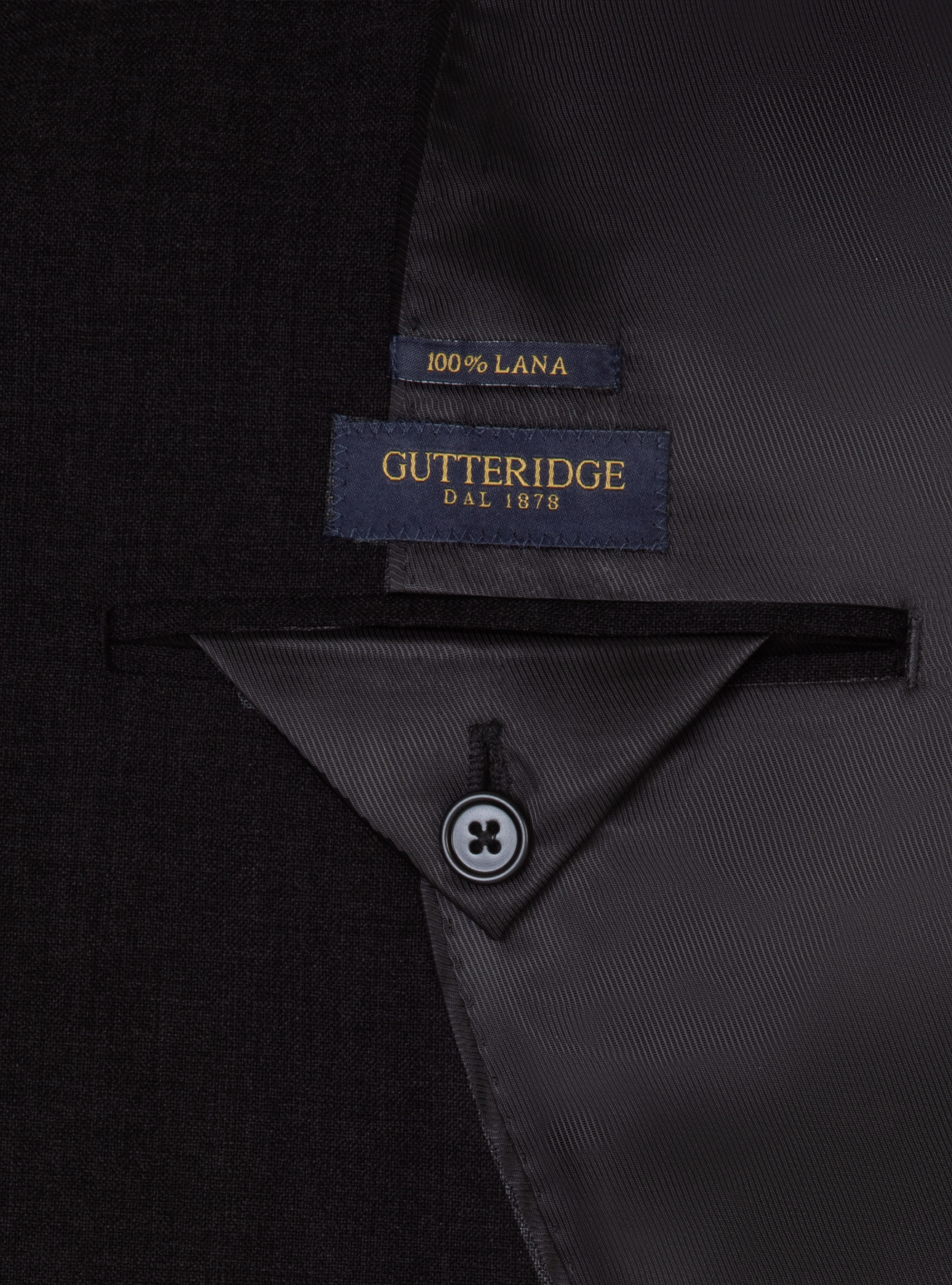 Suit blazer in pure wool Vitale Barberis Canonico fabric, BLACK