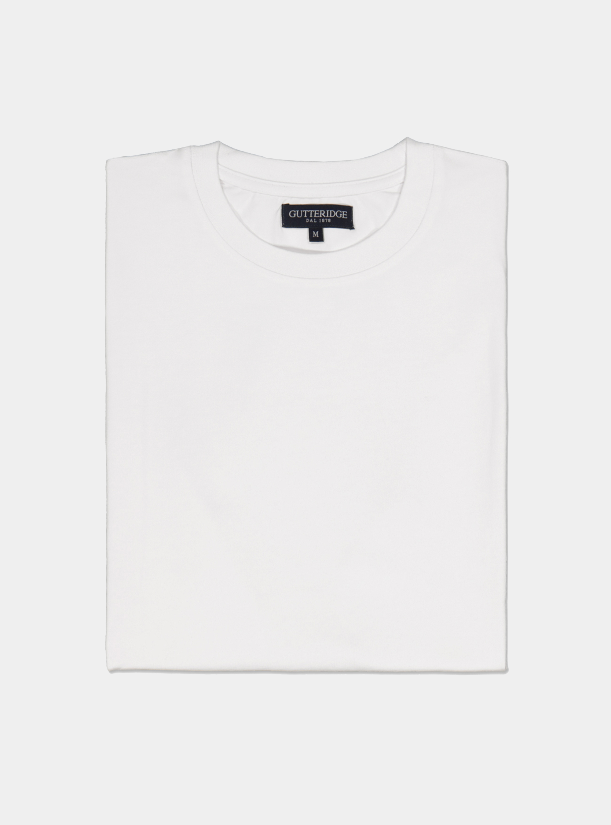 Tshirt in jersey di cotone tinta unita, BIANCO