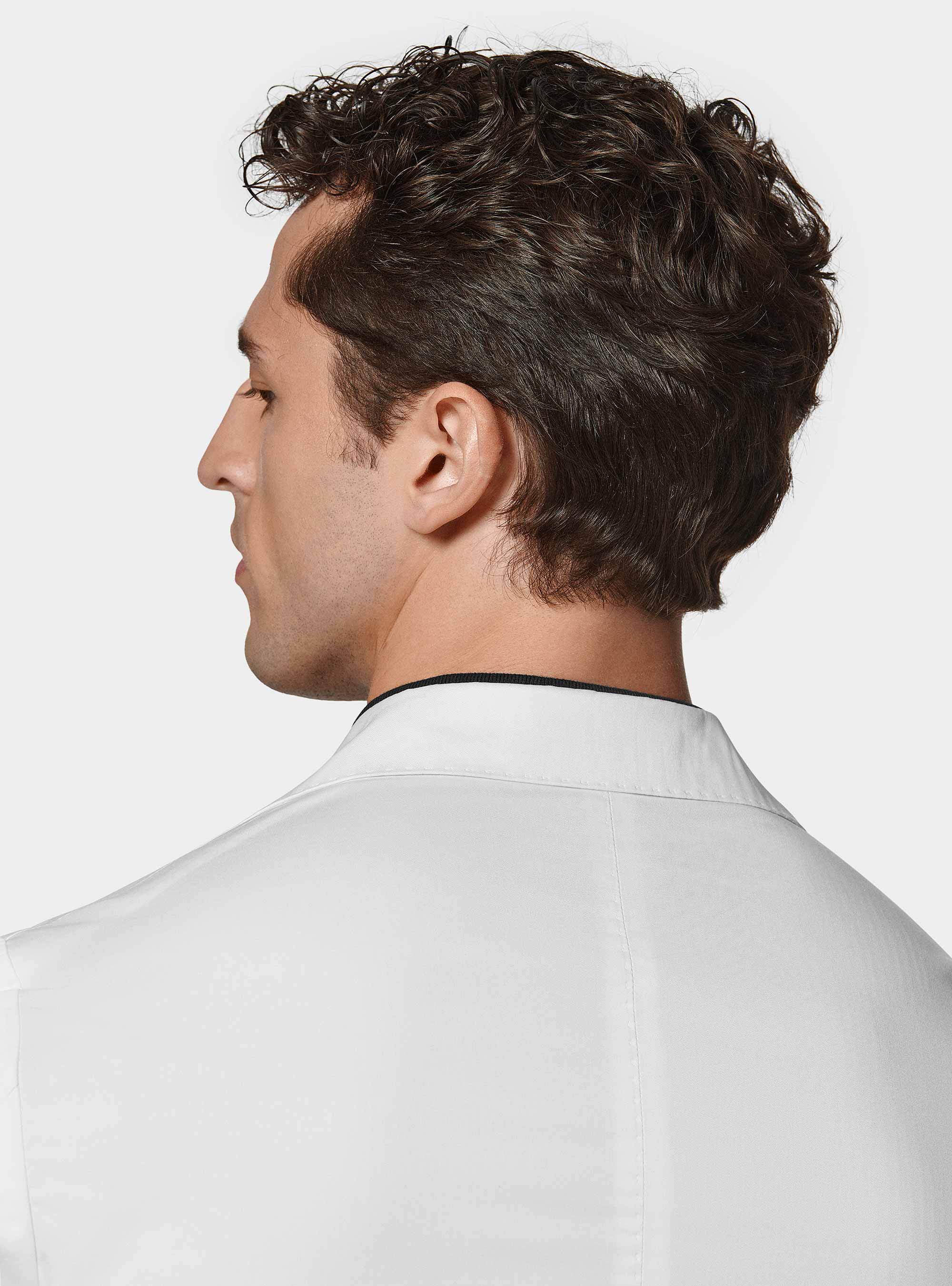 Giacca in cotone popeline, BIANCO