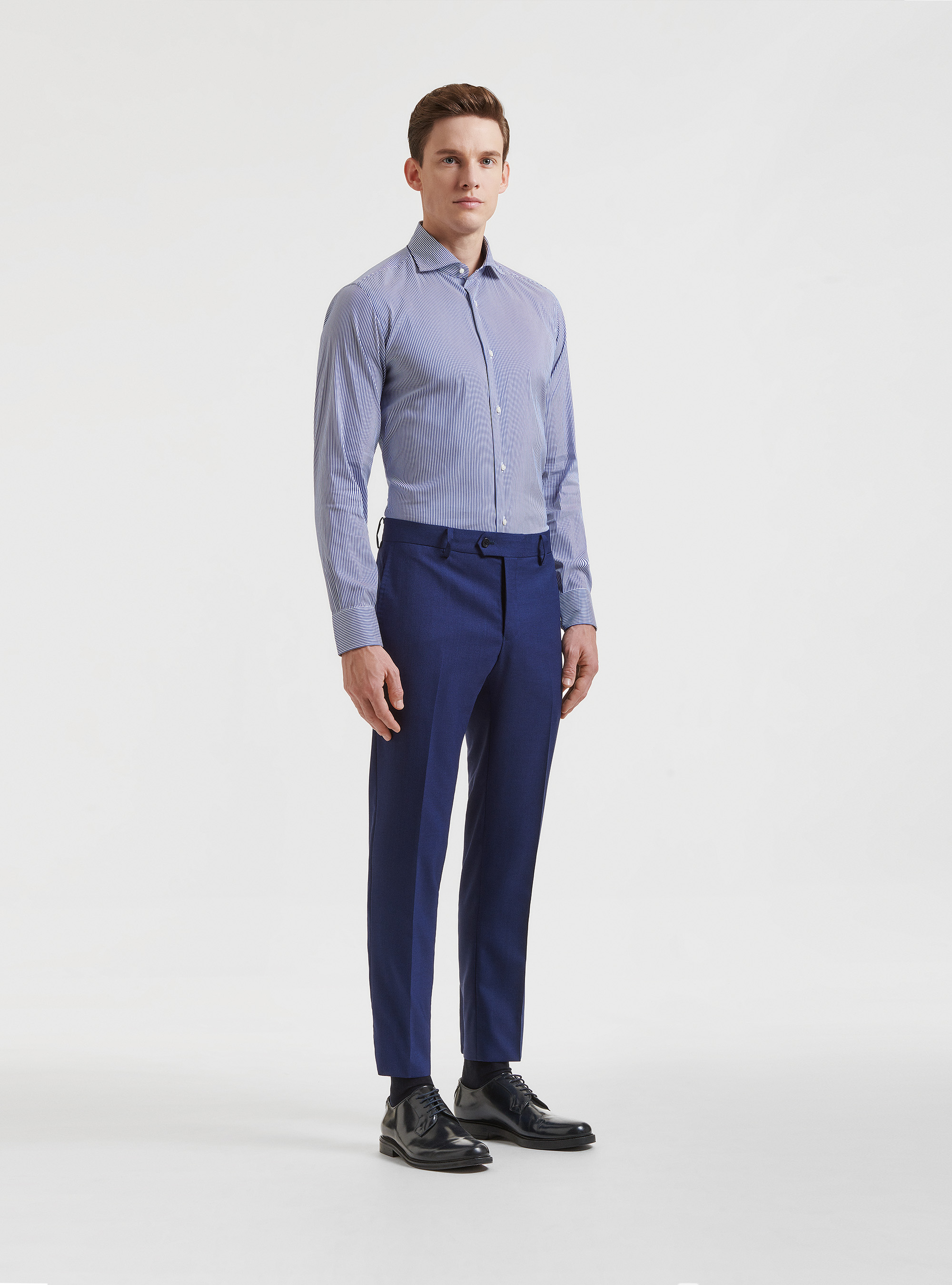 Anzughose aus reiner Wolle Vitale Barberis Canonico, BLUE 0241C