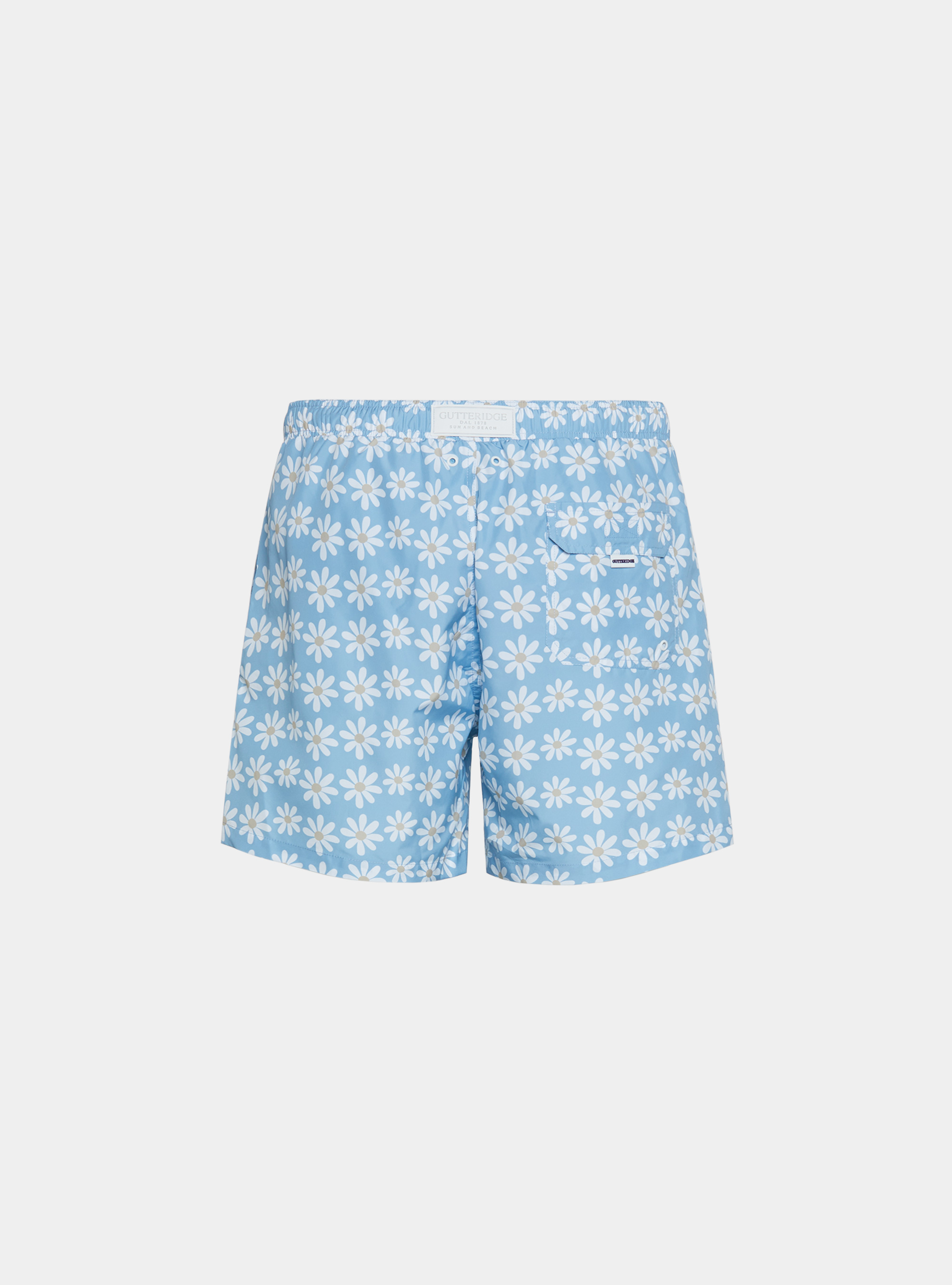 Daisy print swimwear, LIGHT BLUE