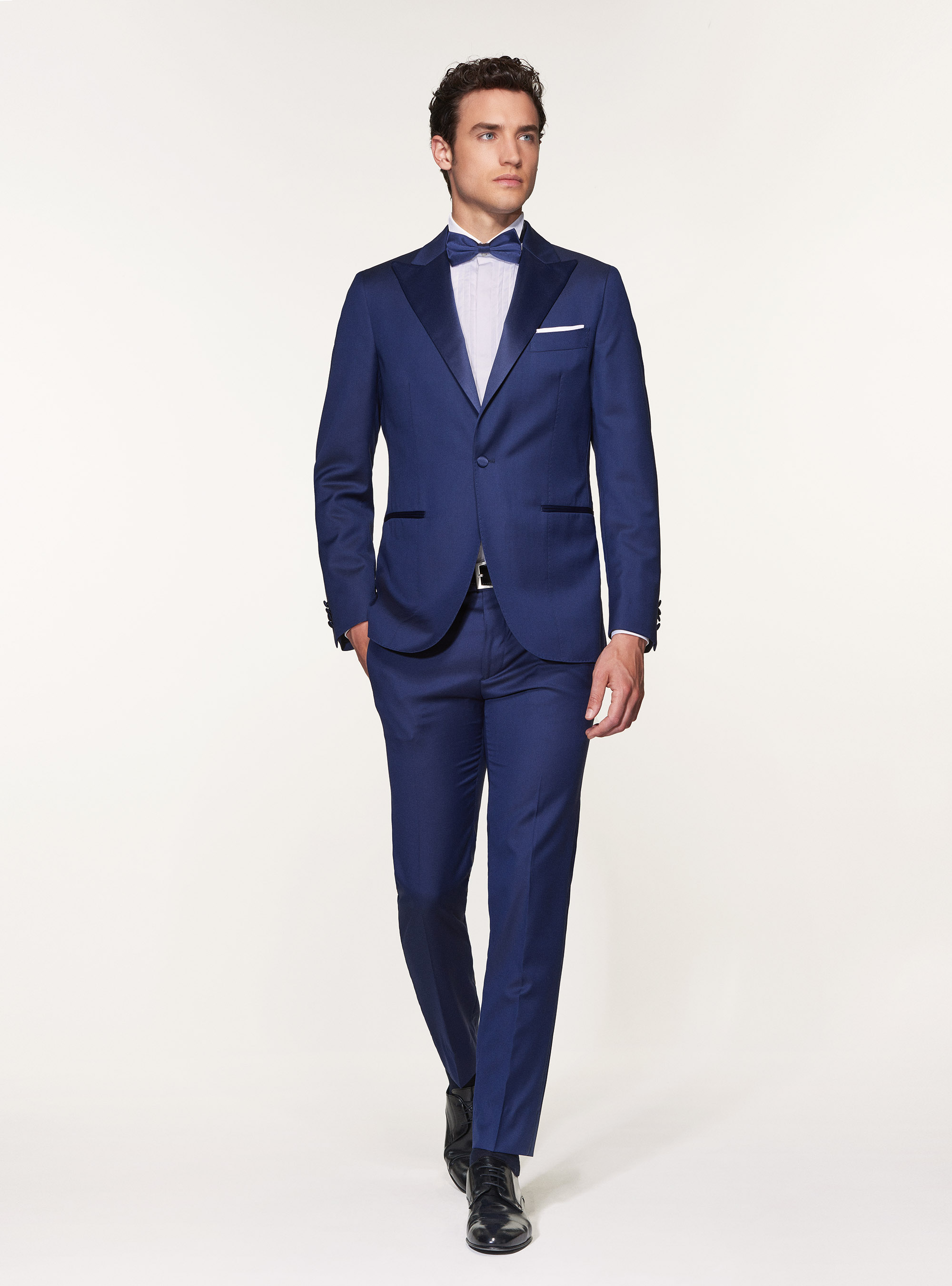 Basalt smoking in pure superfine wool 110s Vitale Barberis Canonico, 