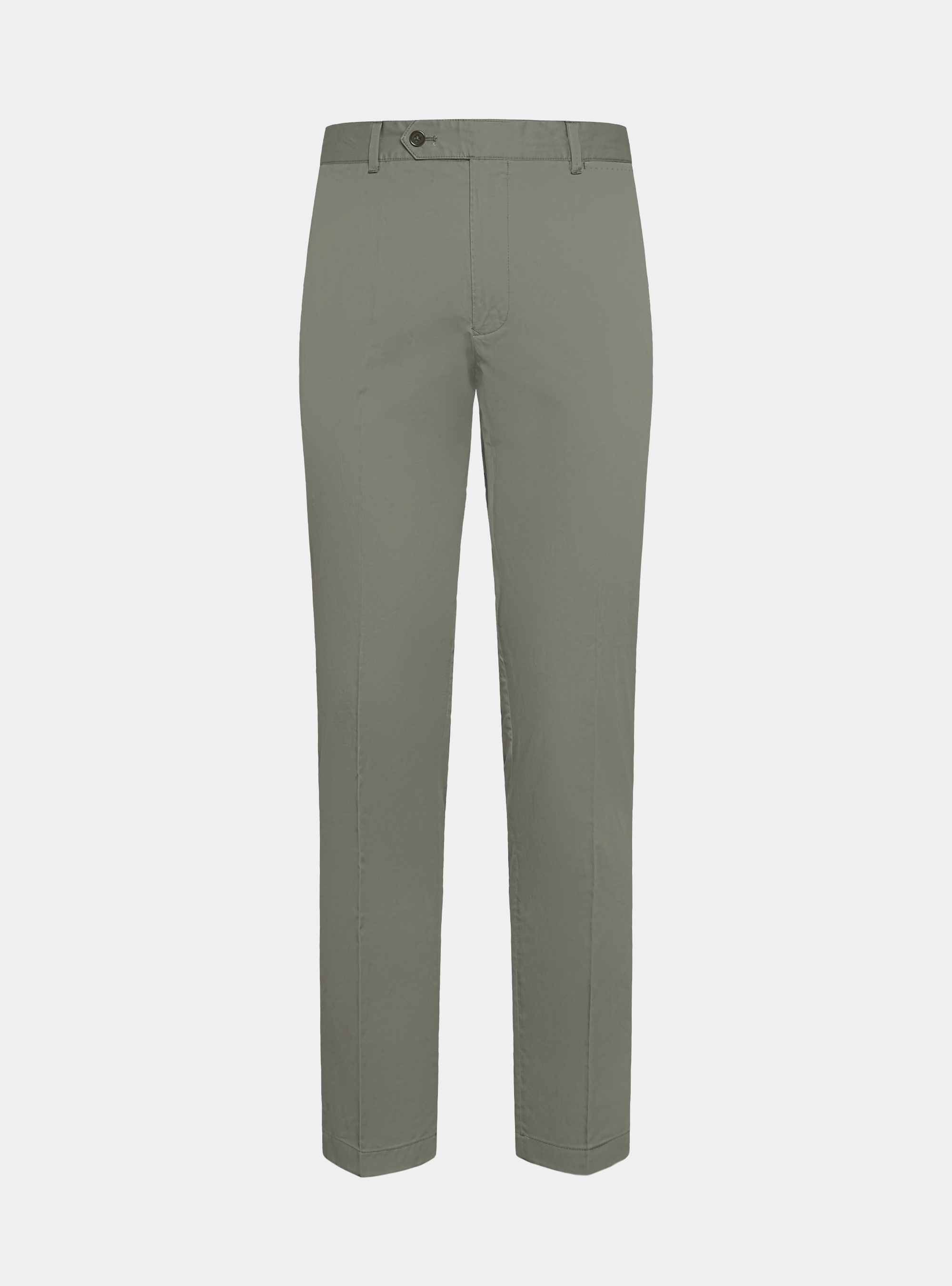 Pantalon chino slim en serg&eacute; l&eacute;ger, SALVIA 0602C