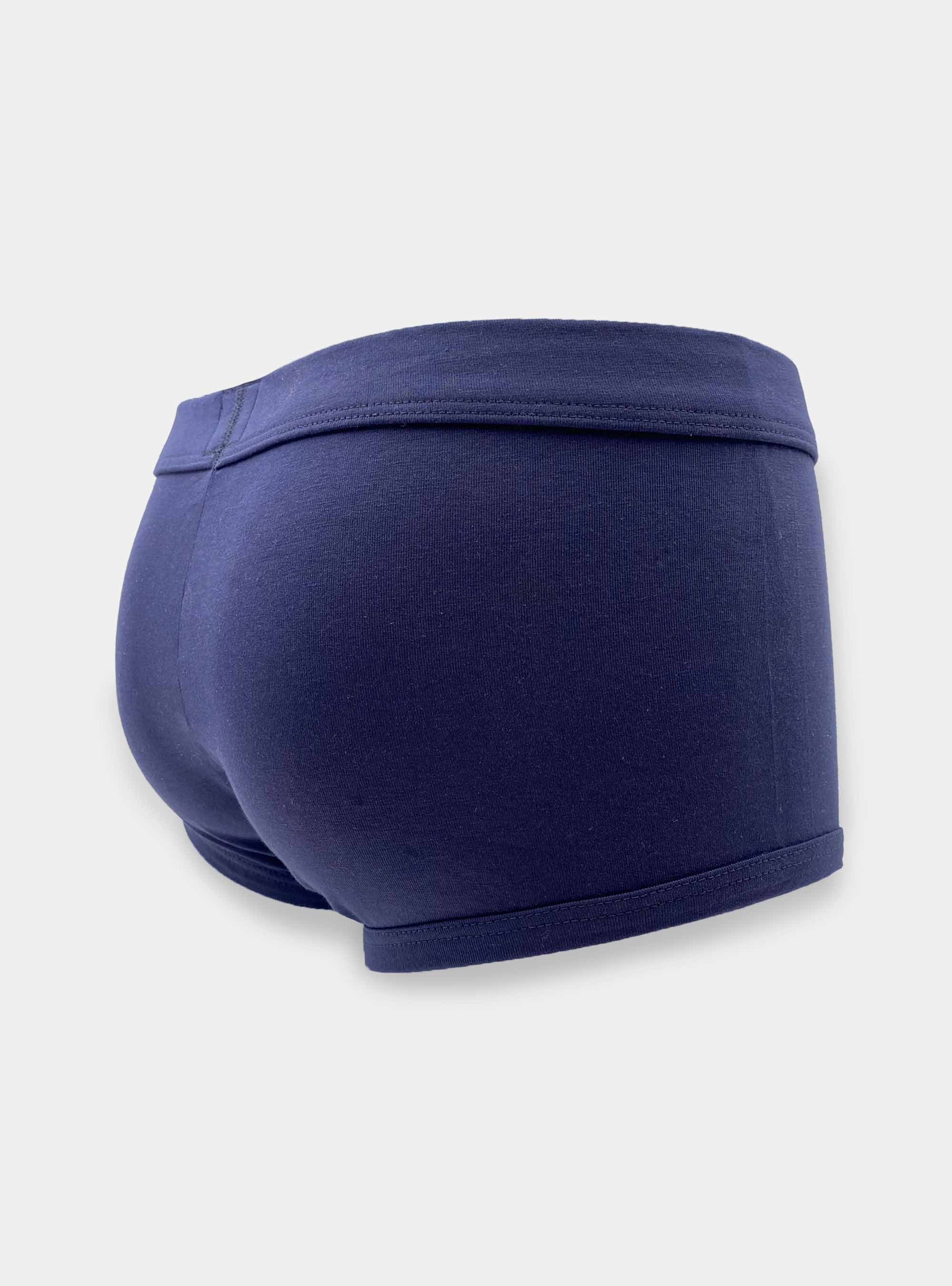 Boxer en cotona supima, AZUL MARINO