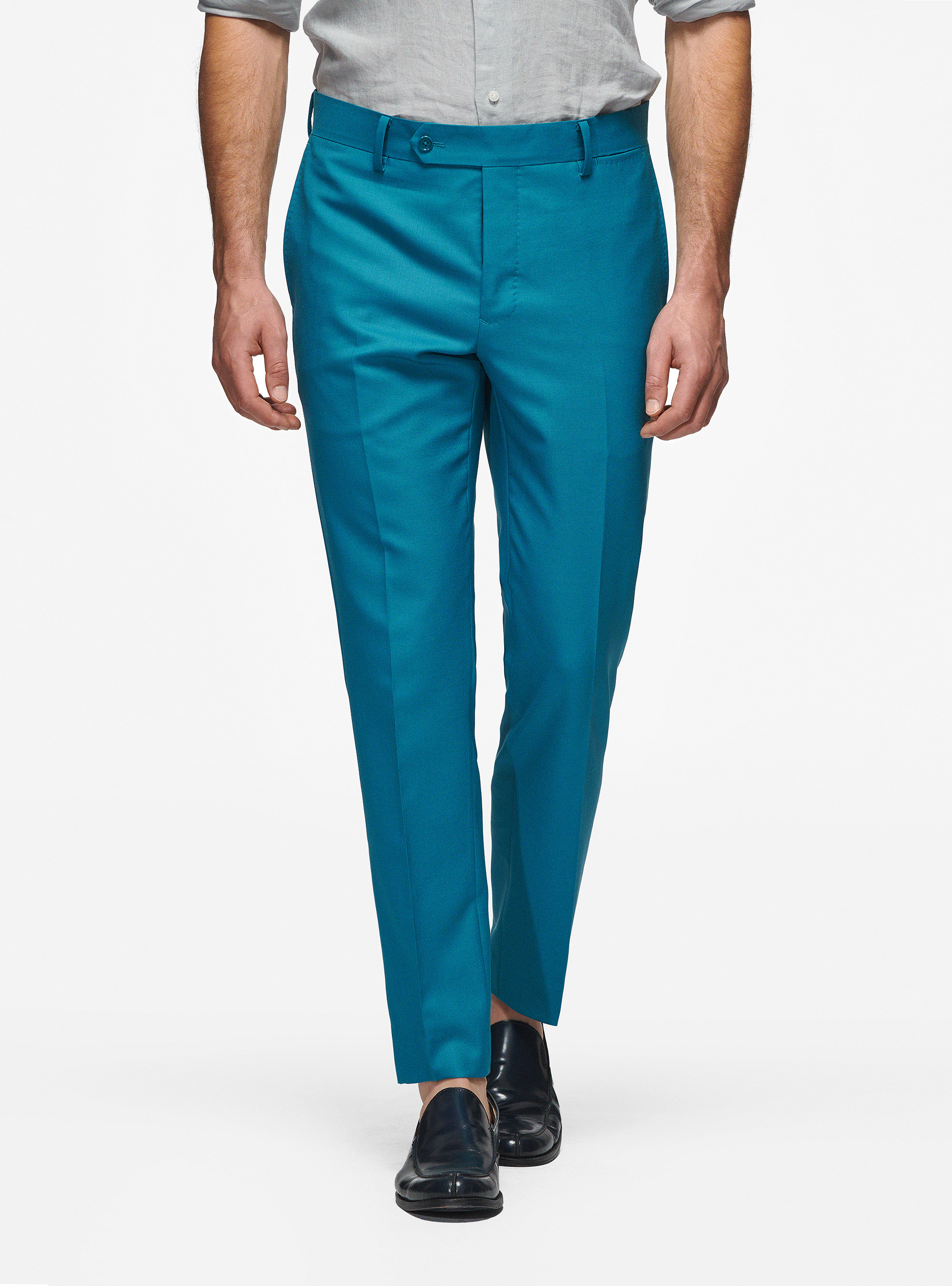 Pantalon en pure laine Vitale Barberis Canonico, P&Egrave;TROLE