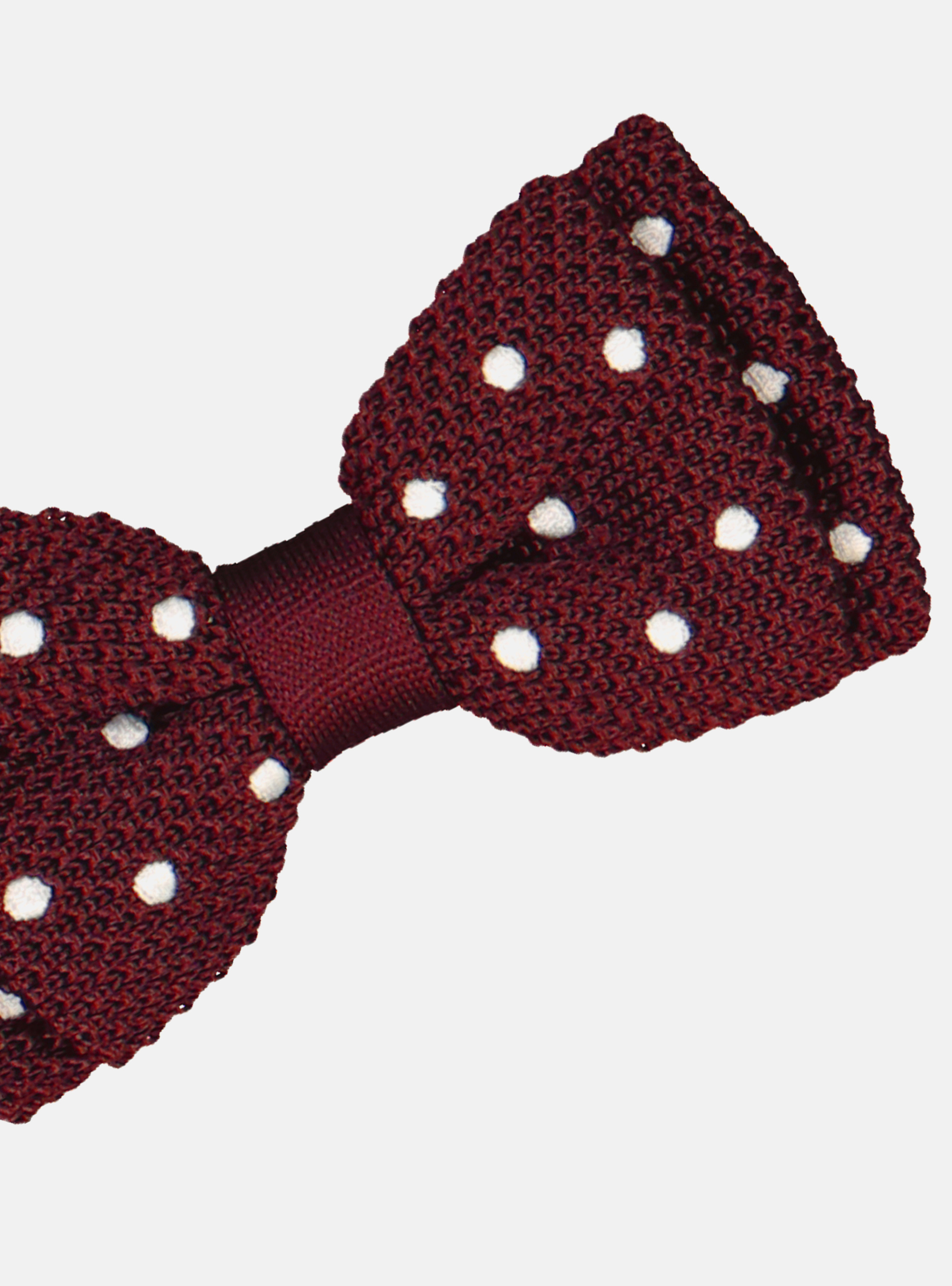 Noeud papillon en maille, BORDEAUX