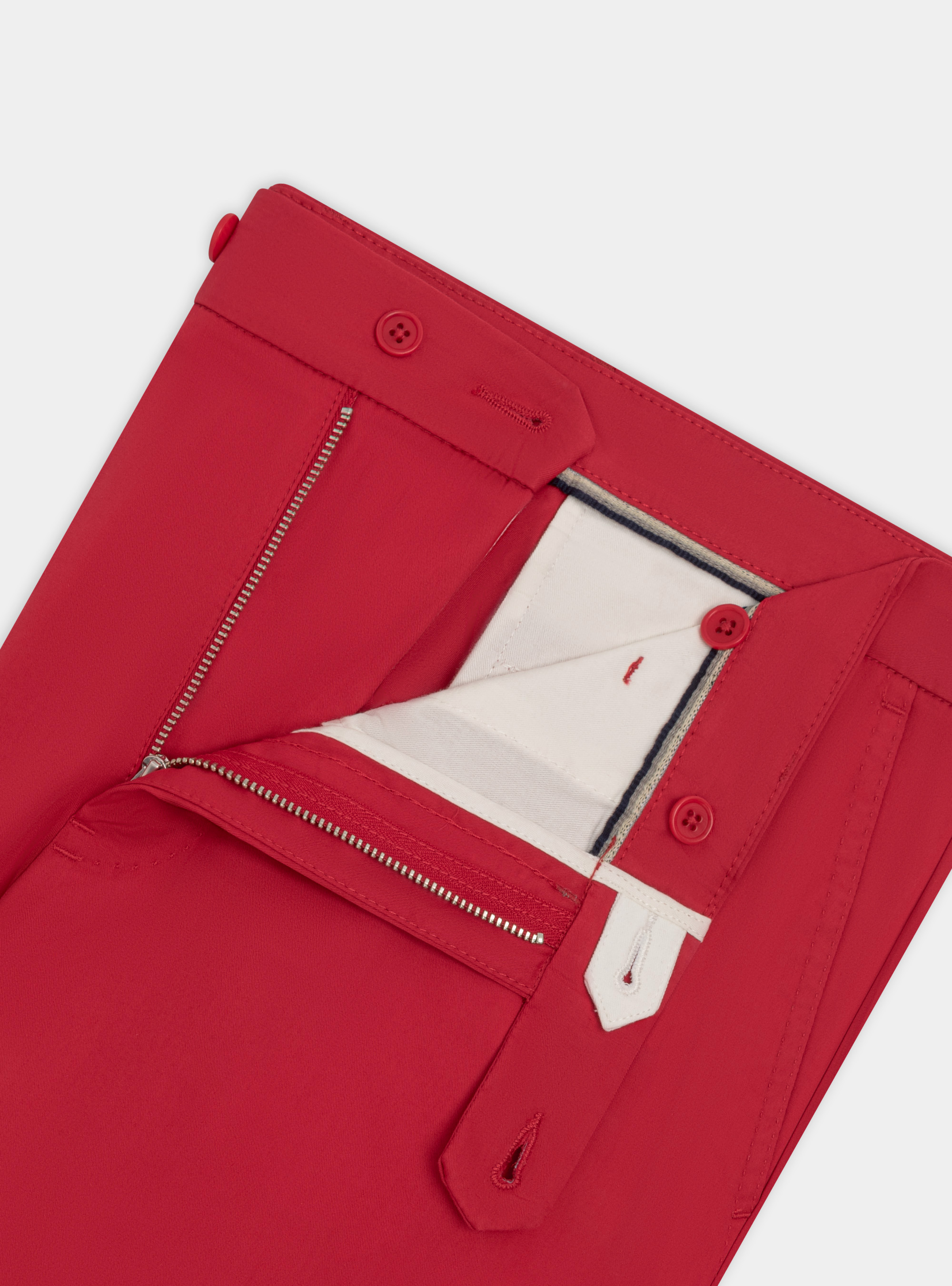 Bermudas de sarga ligera, ROJO