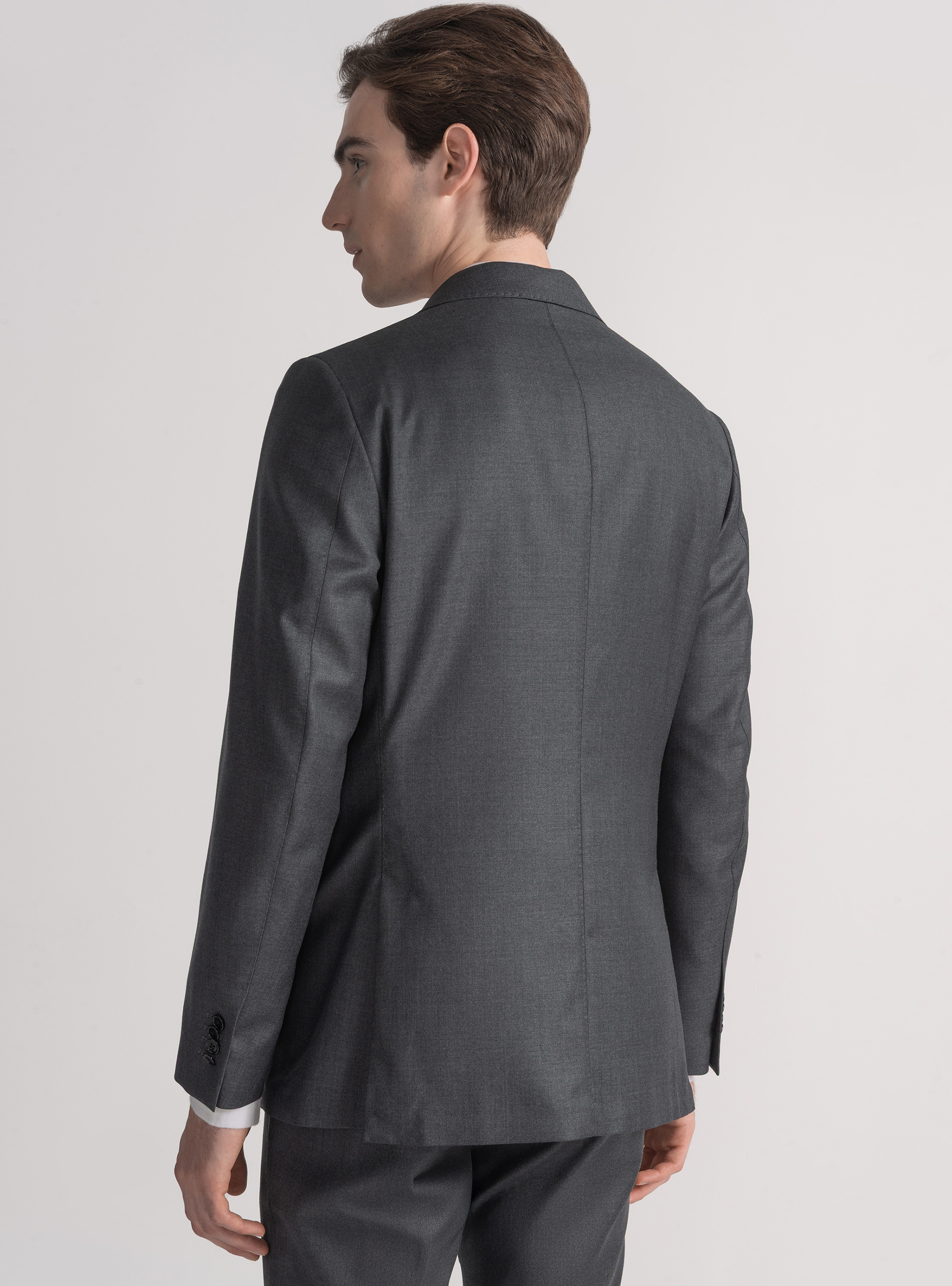Pure wool suit blazer Vitale Barberis Canonico, ASPHALT GREY