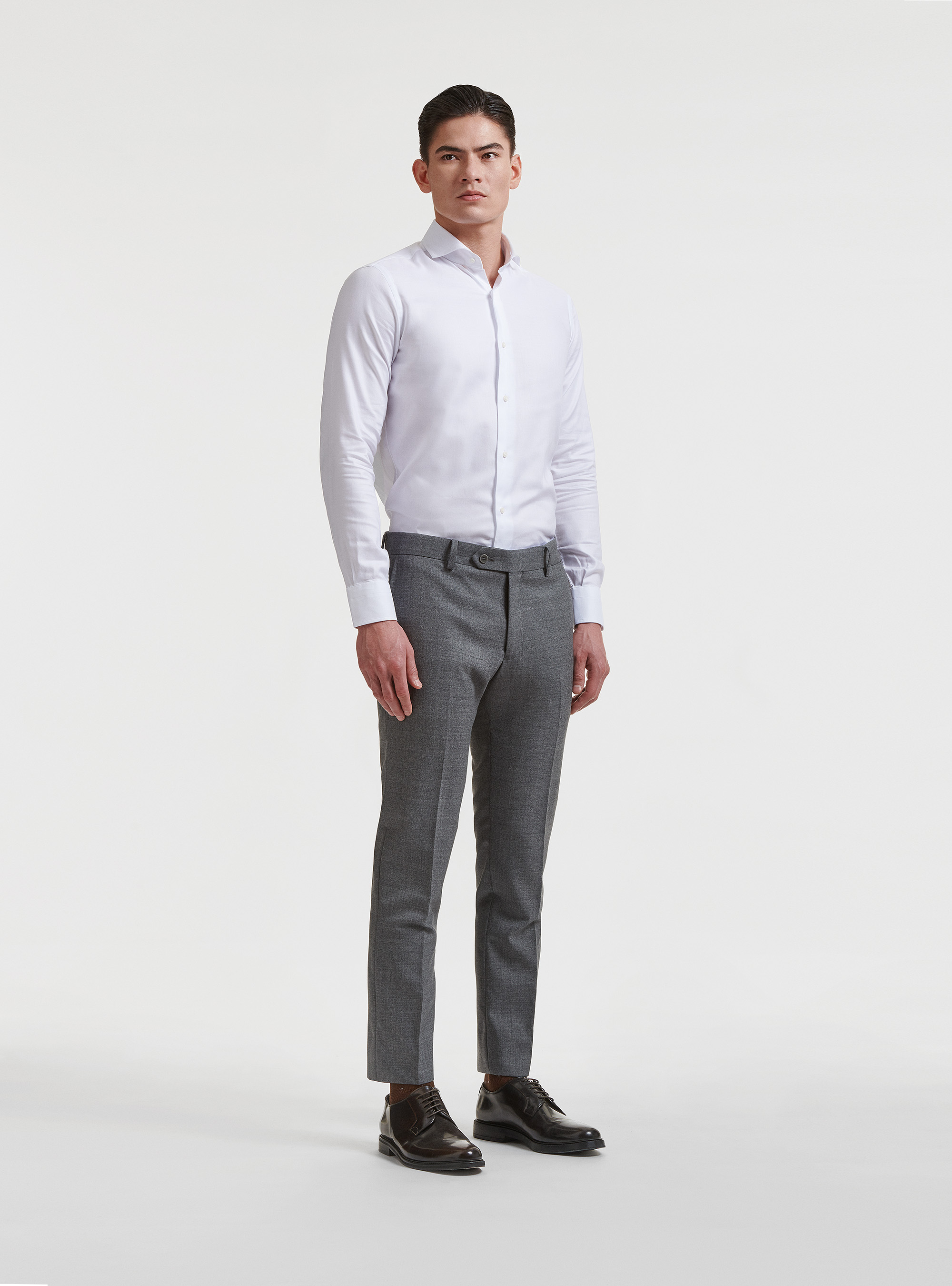 Anzughose aus reiner Wolle Vitale Barberis Canonico, GRIGIO 0120C