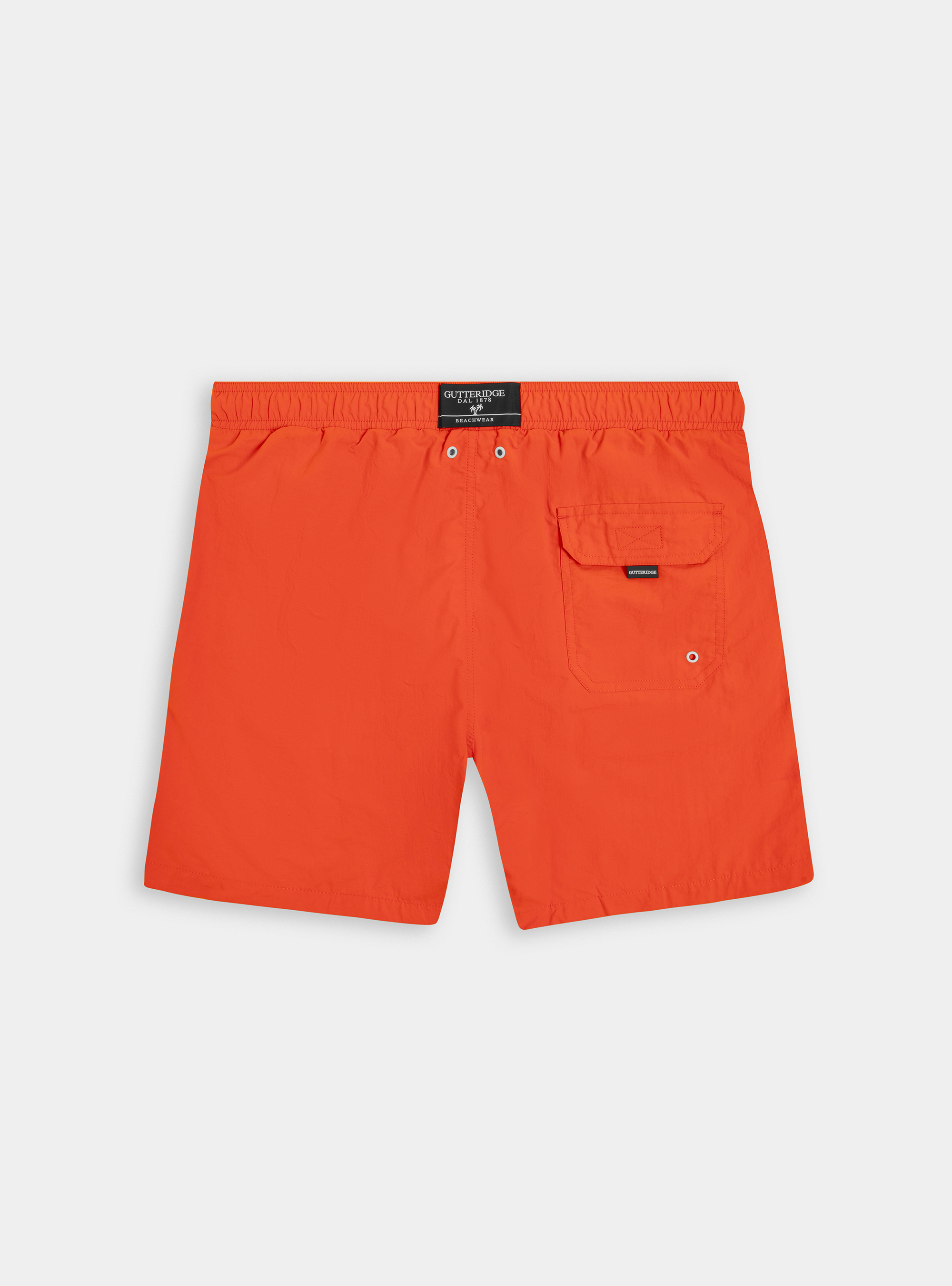 Costume da bagno basico tinta unita, ARANCIONE
