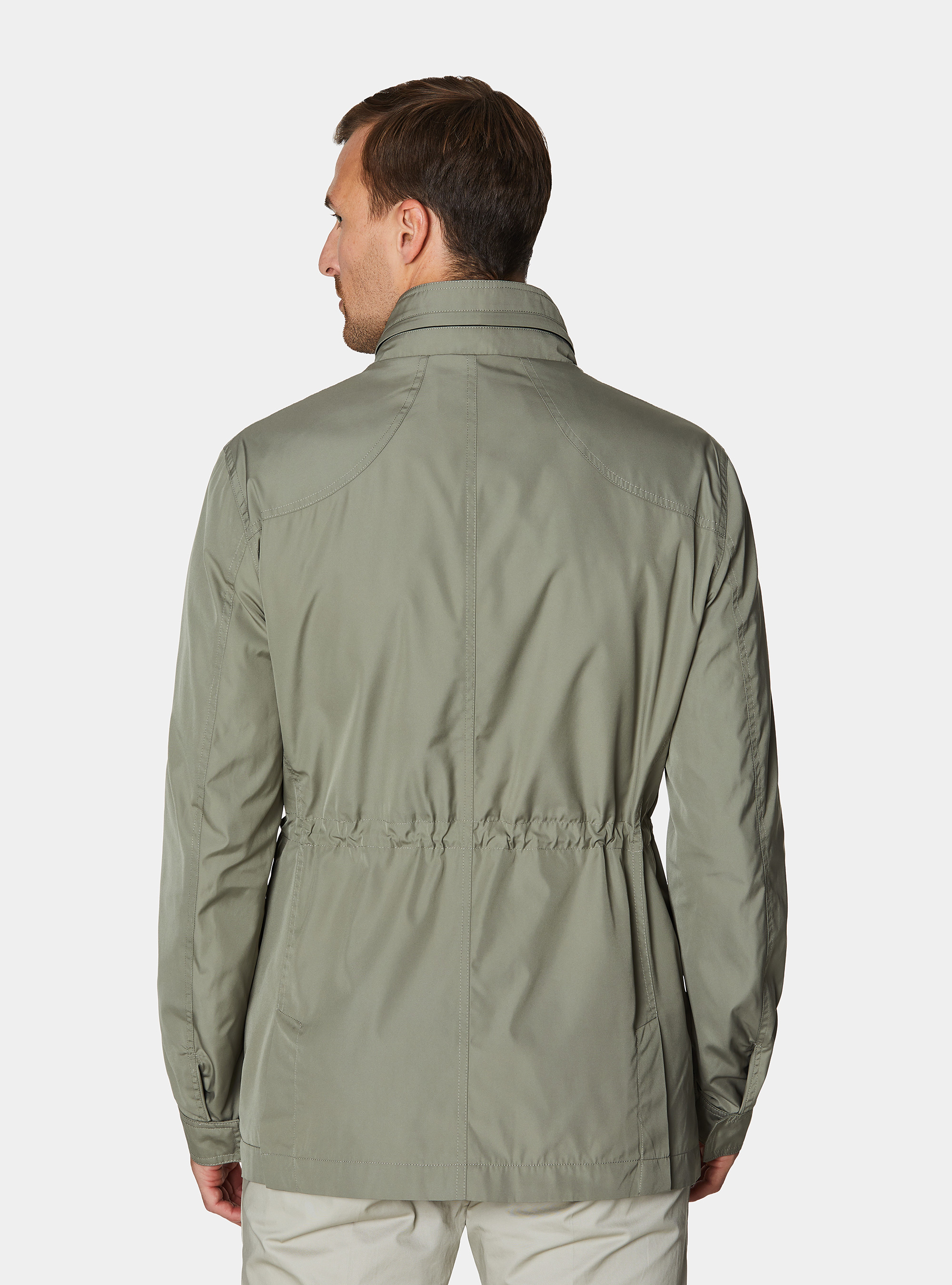 Field jacket in technical fabric, SALVIA 0602C