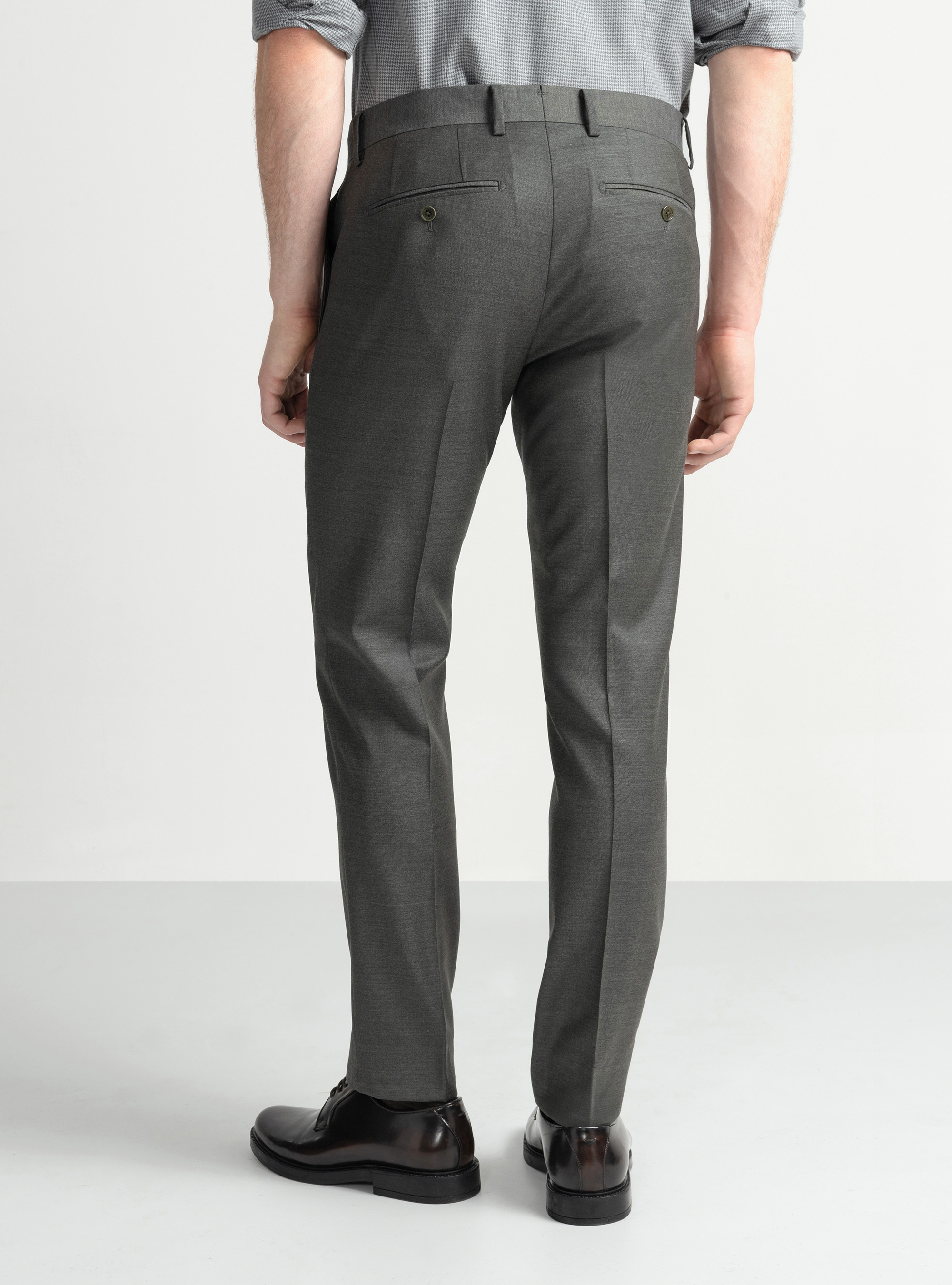 Pure wool suit trousers Vitale Barberis Canonico, GREEN