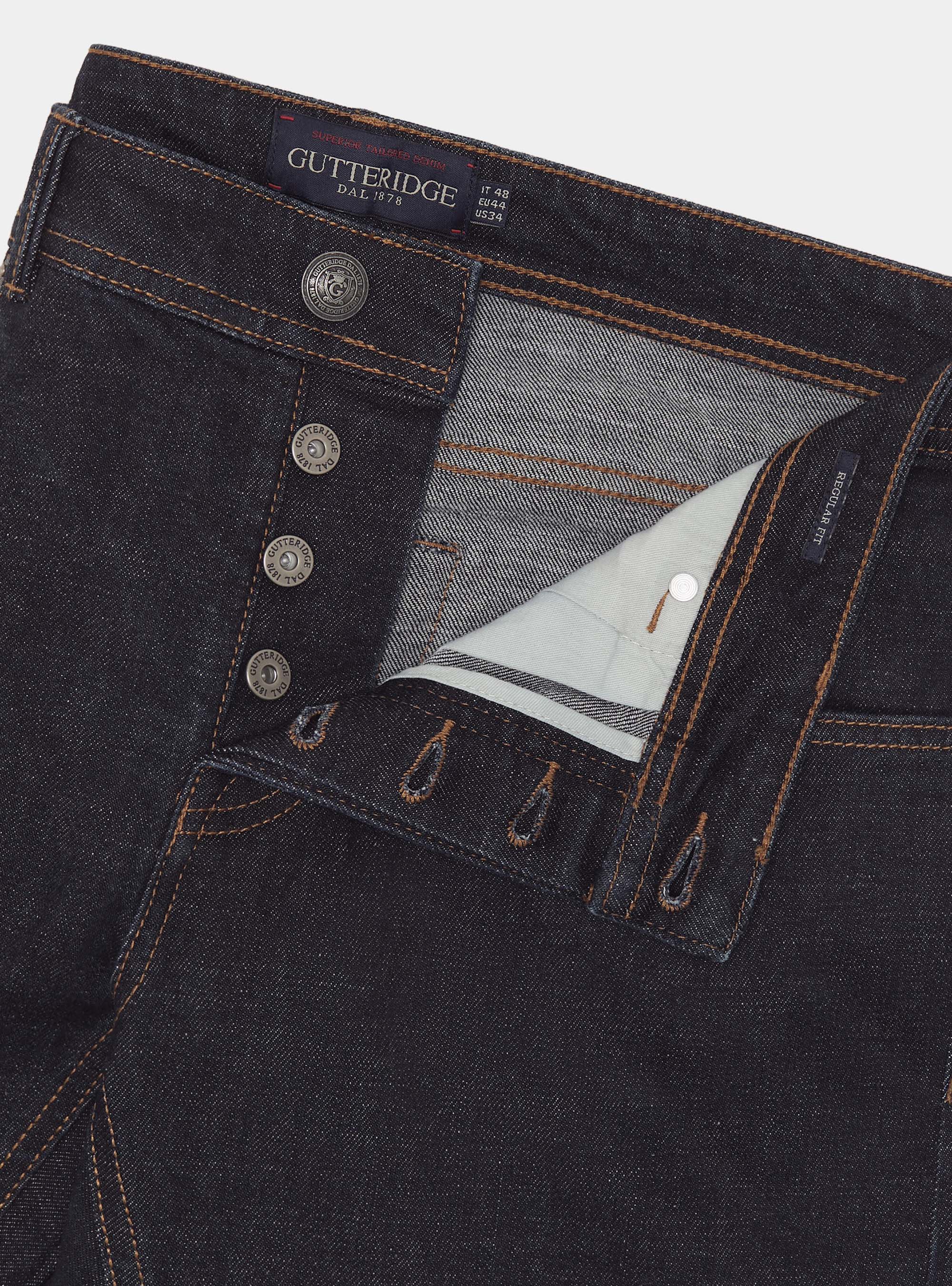 Denim rinse wash, NAVY BLUE