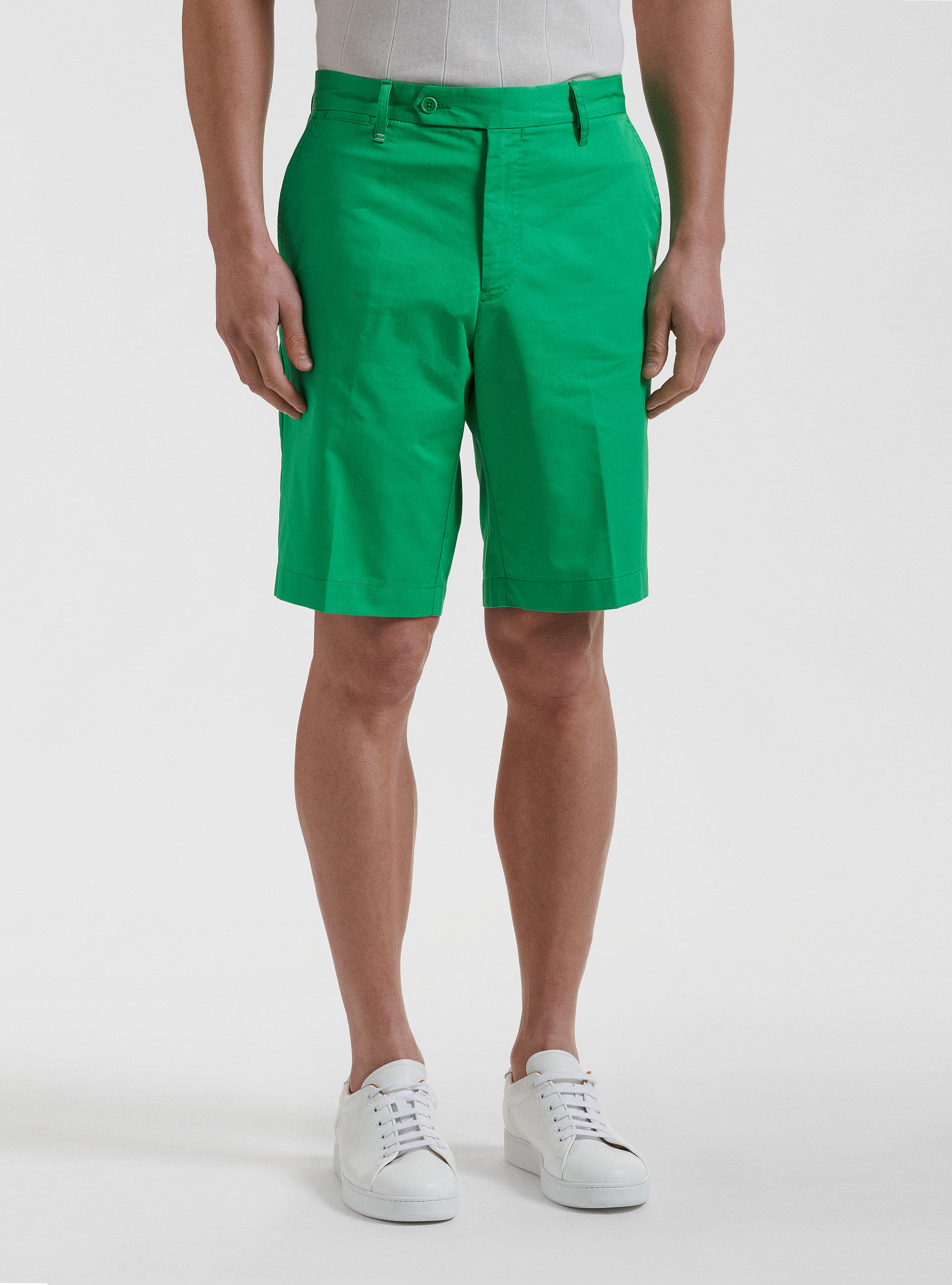 Lightweight twill shorts, VERDE 0653C