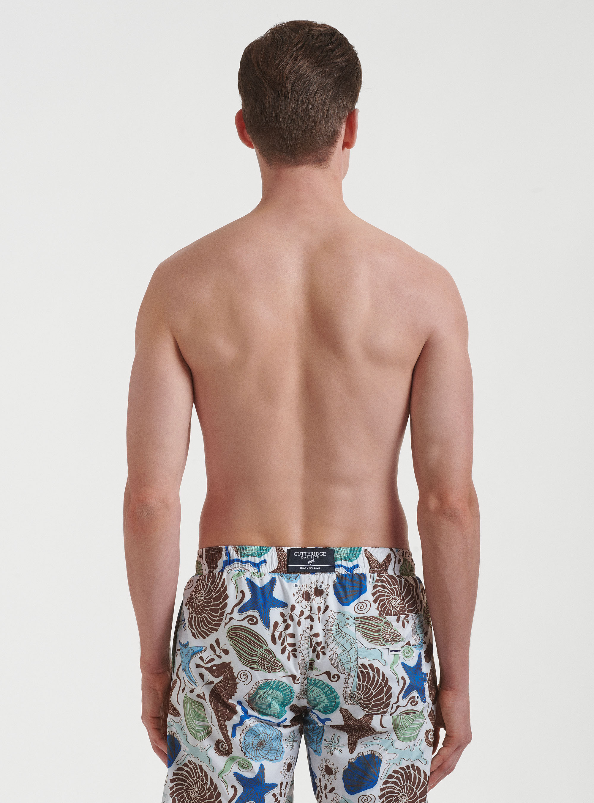 Costume da bagno fantasia marina, TABACCO