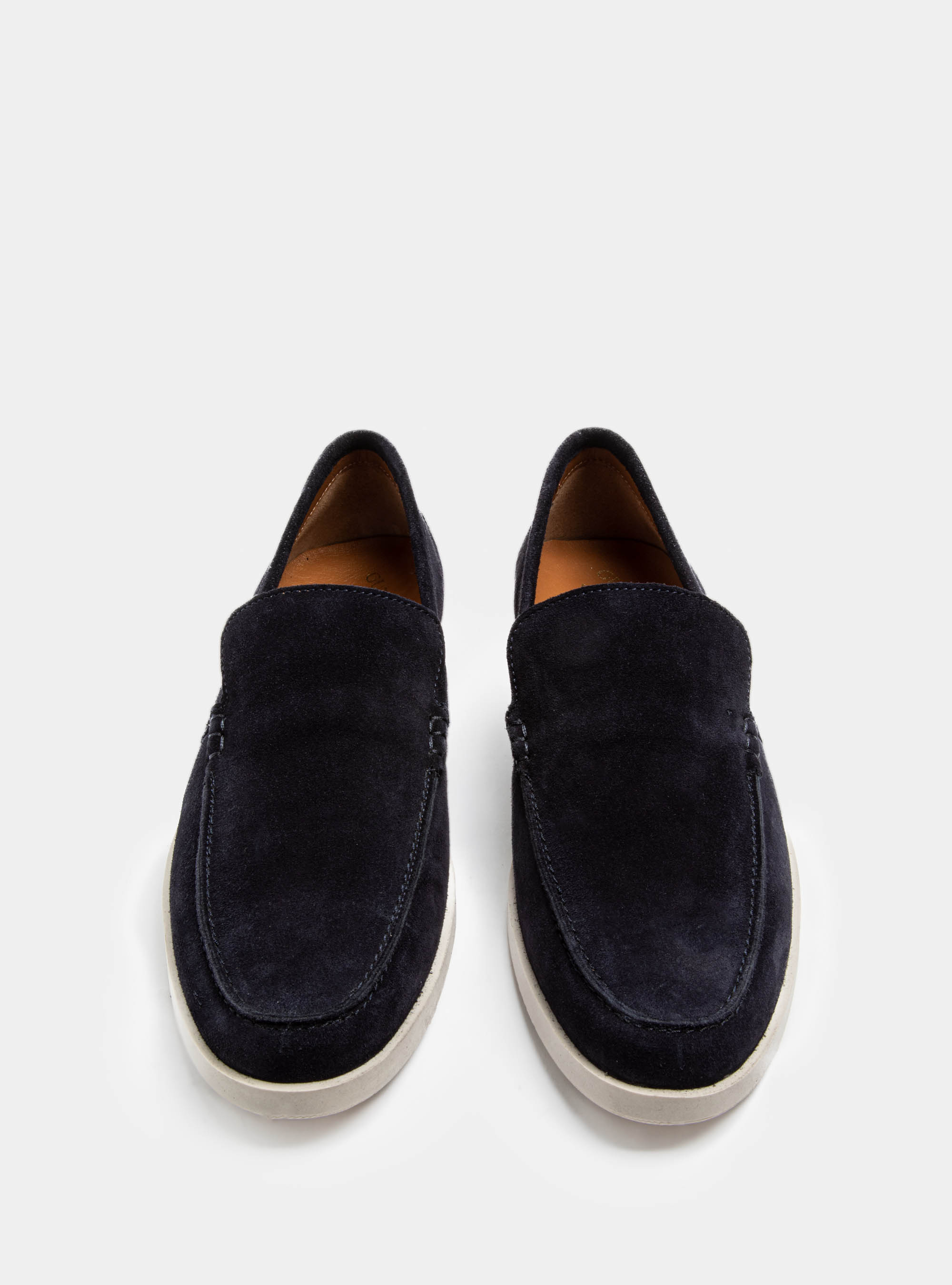 Mocassins en daim, BLEU MARINE