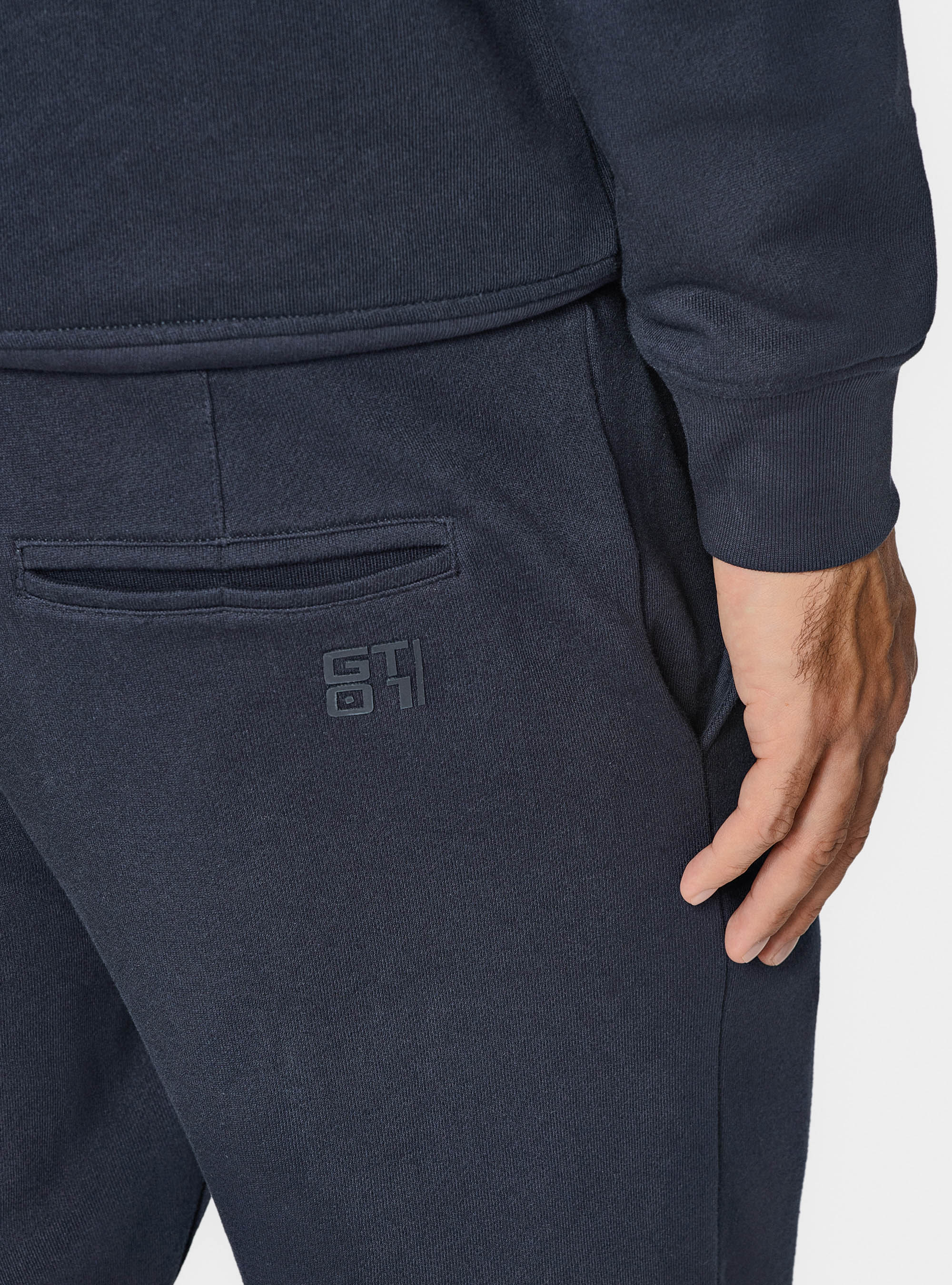 GT01 fleece sports trousers, NAVY BLUE