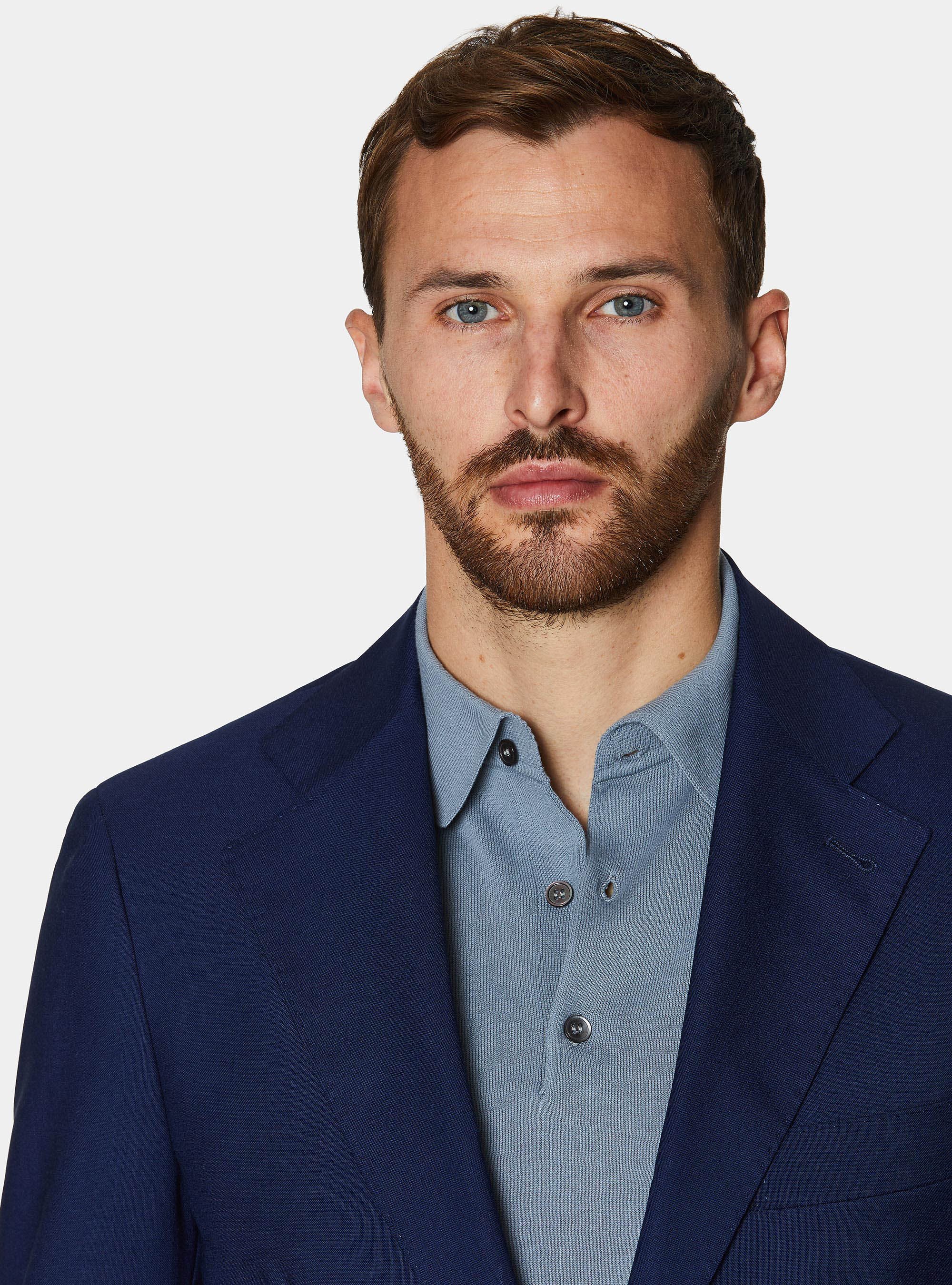 Vitale Barberis Canonico pure wool suit blazer, BLUE