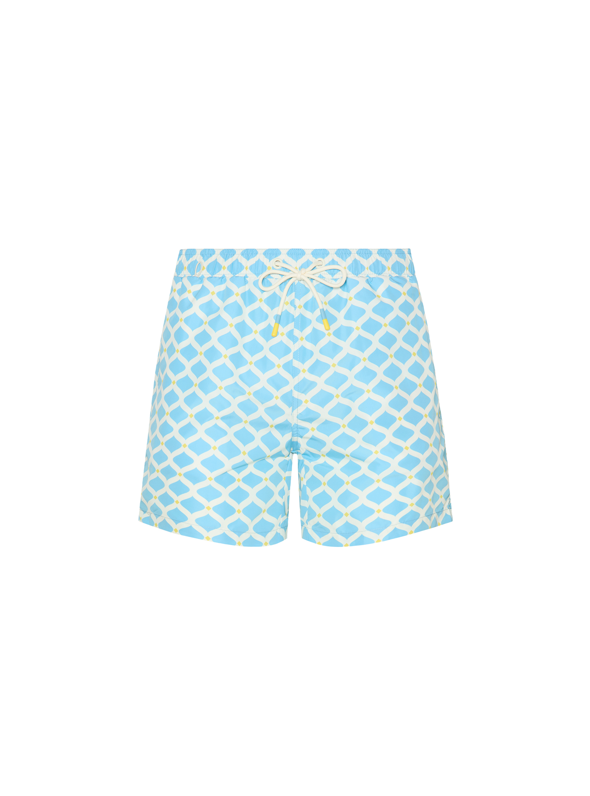 Geometric print swimwear, LIGHT BLUE