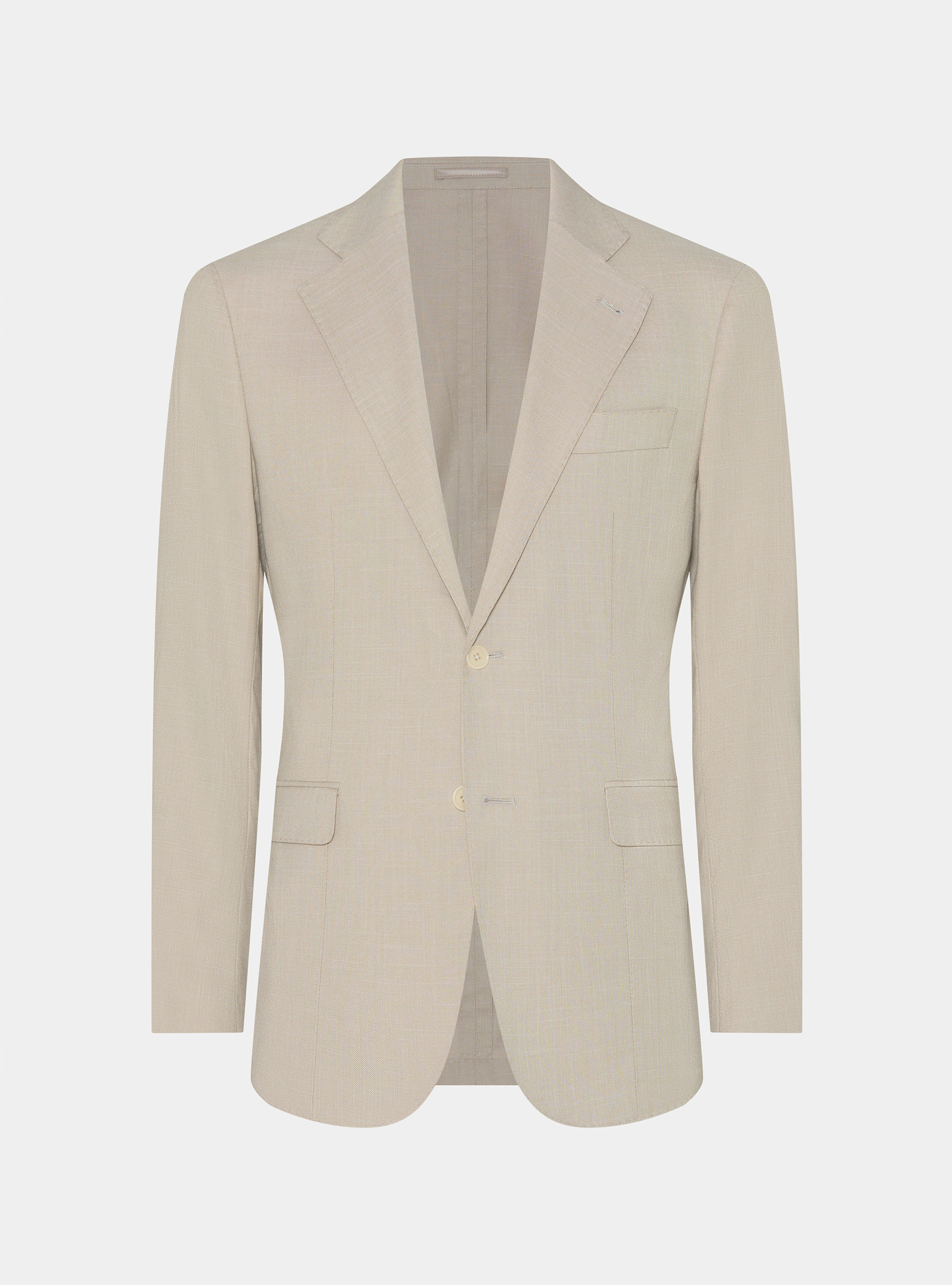 Hopsack fabric suit blazer, SAND