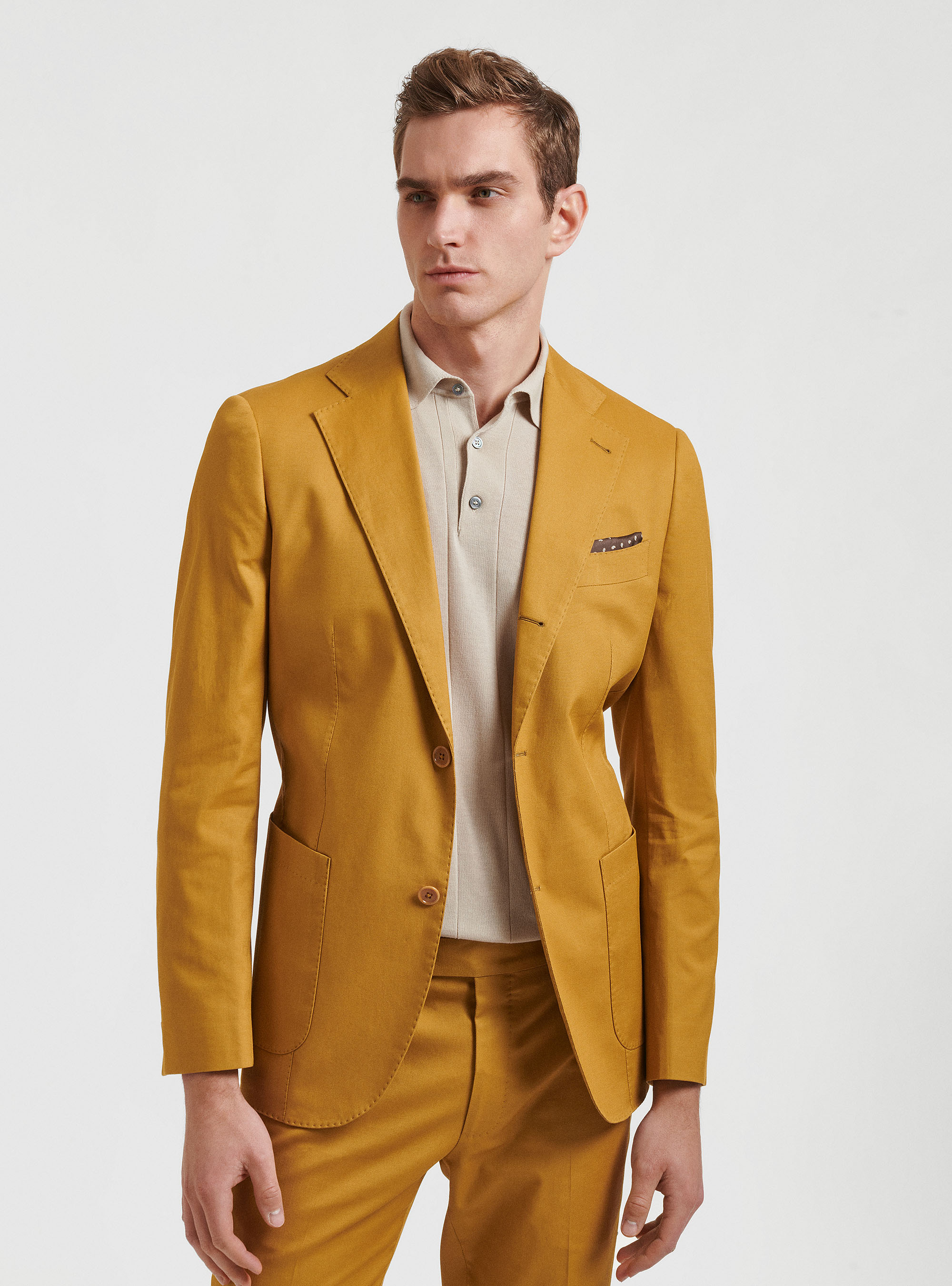 Armoured cotton suit blazer, 0711C OCRA