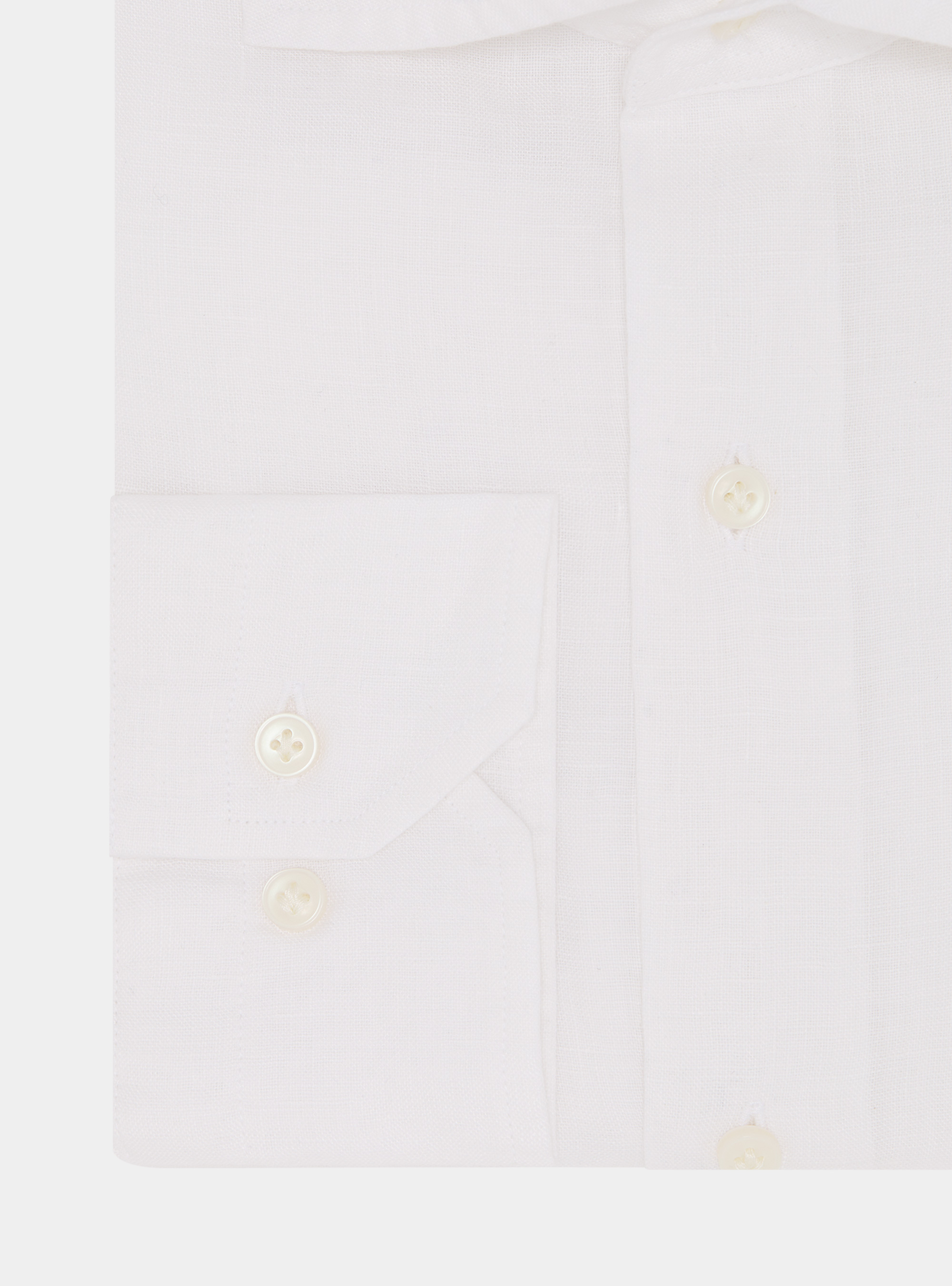 Pure linen shirt, WHITE