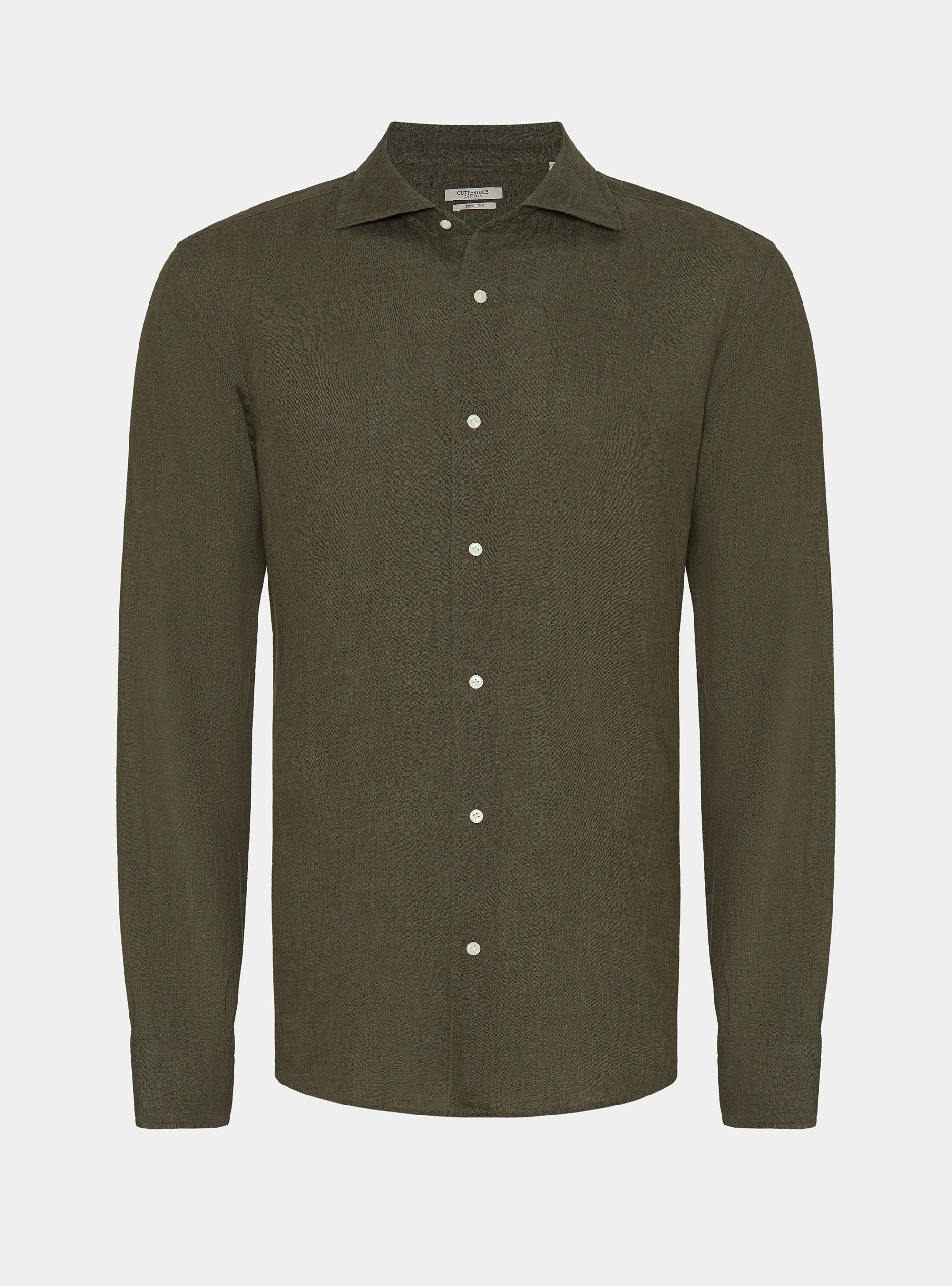 Pure linen shirt, MILITARE 0609C