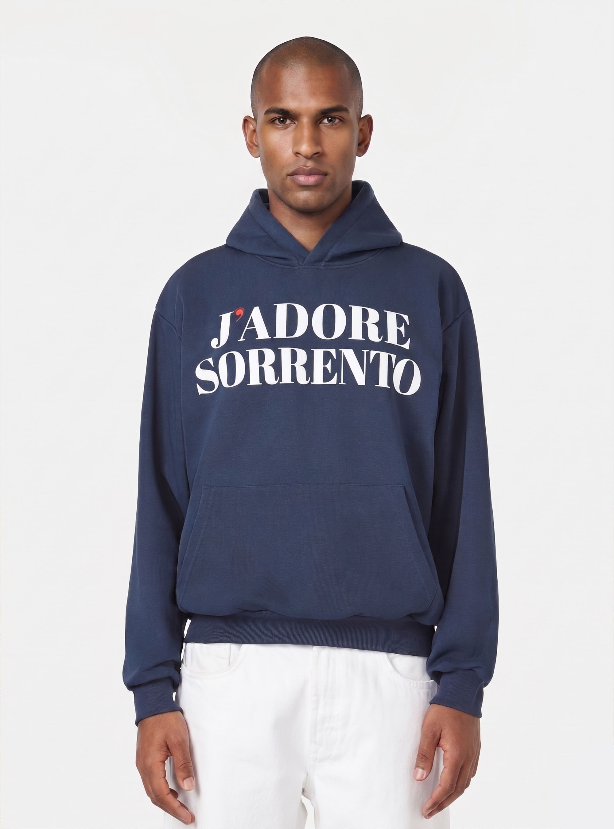 Sudadera J'adore Sorrento en mezcla de algod&oacute;n, AZUL MARINO