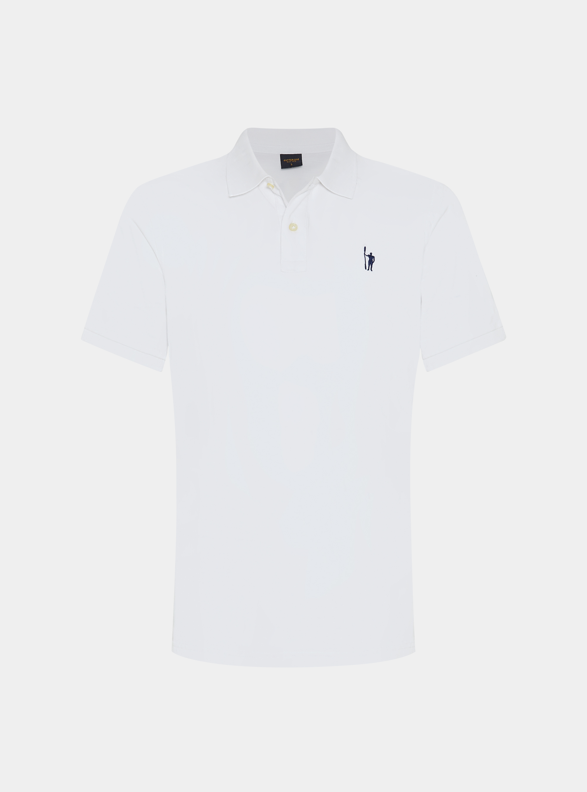 Polo classique en piqu&eacute;, BLANC