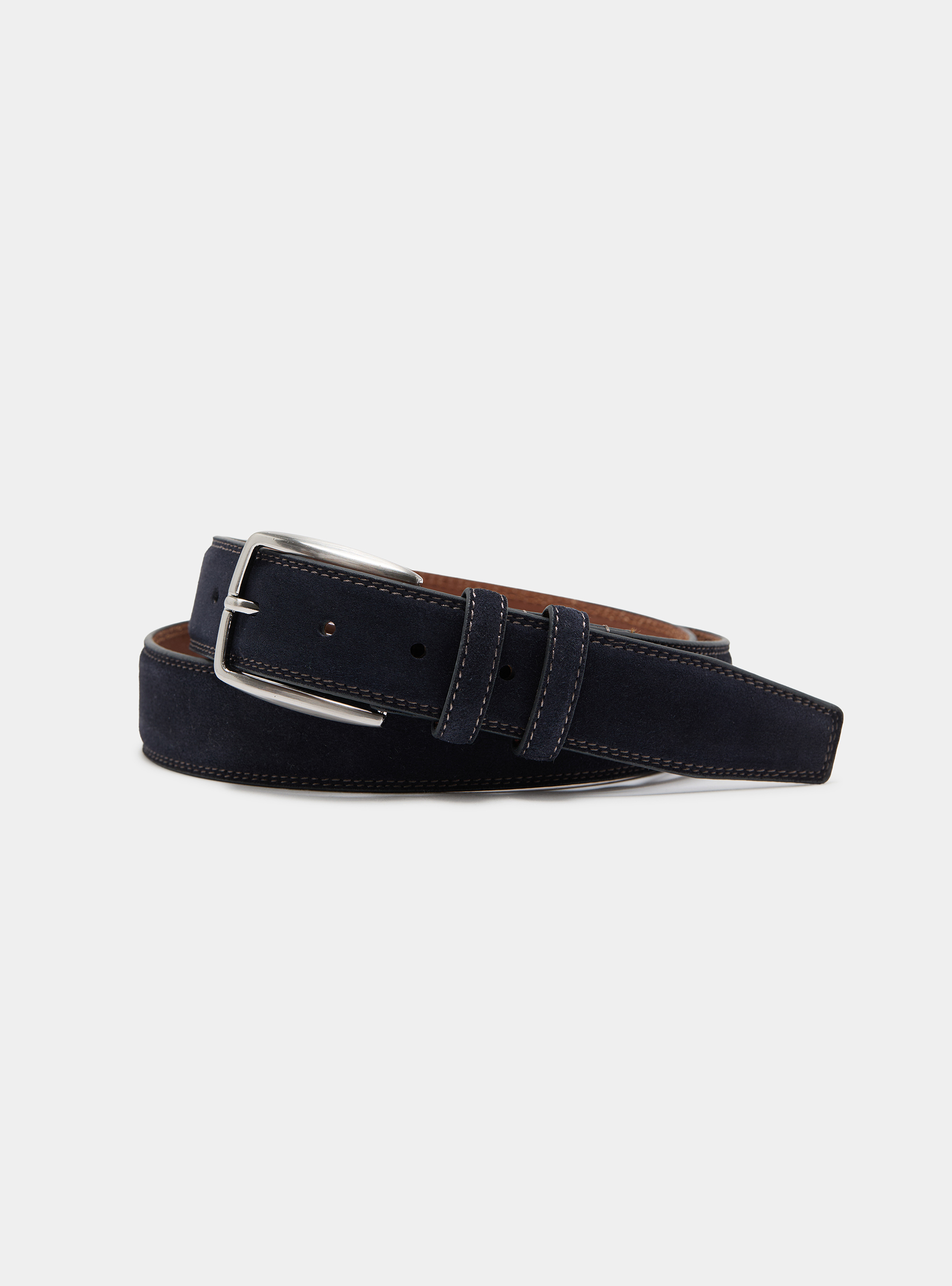 Ceinture en daim, BLEU MARINE