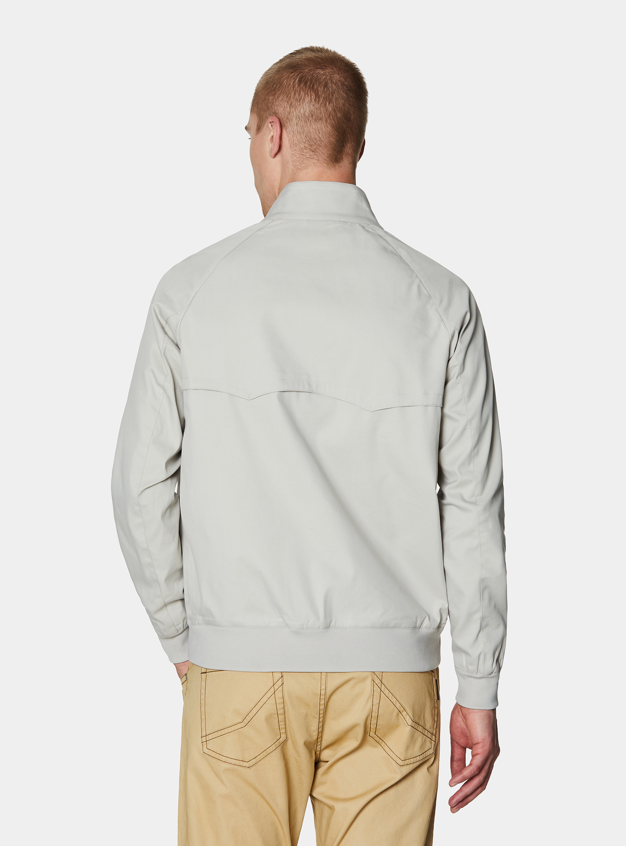 Blouson en coton m&eacute;lang&eacute;, &Atilde; CRU