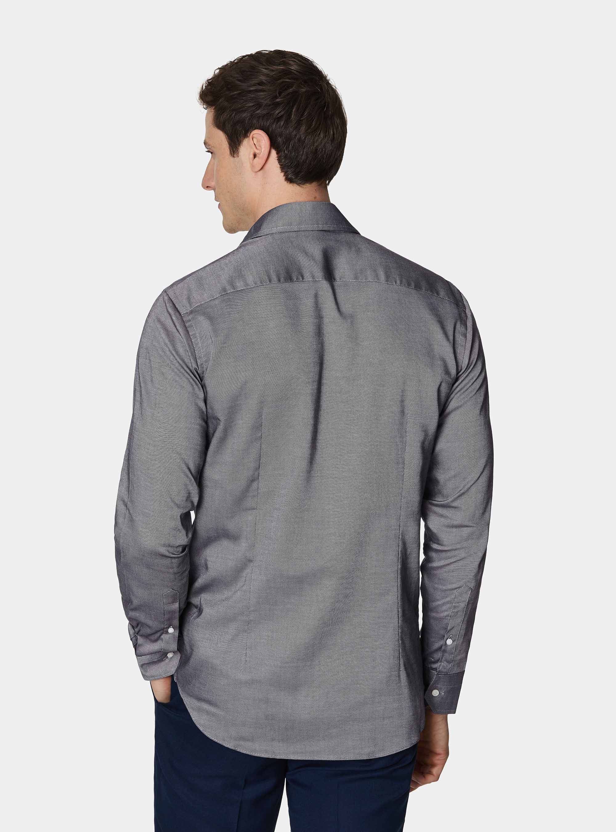 Oxford cotton shirt, NAVY BLUE