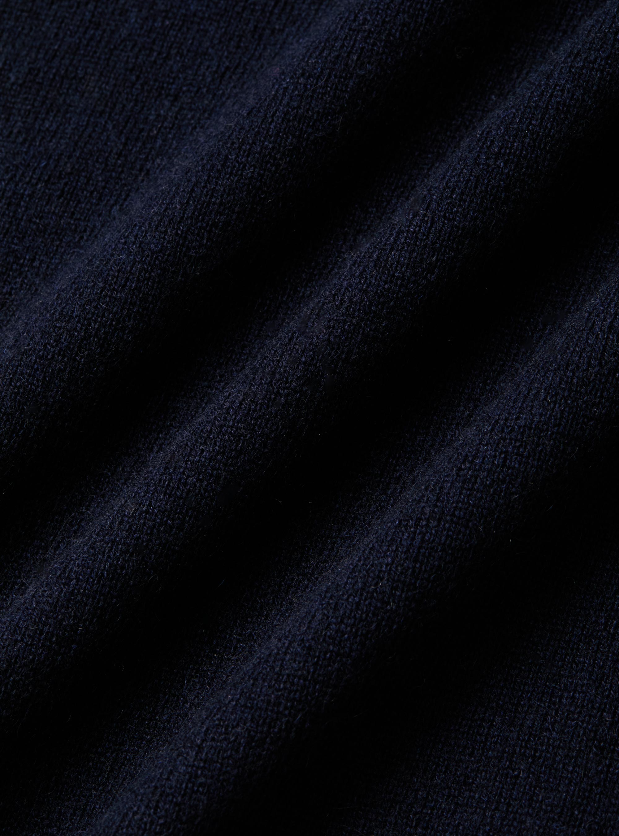 Cashmere crew-neck sweater, NAVY BLUE