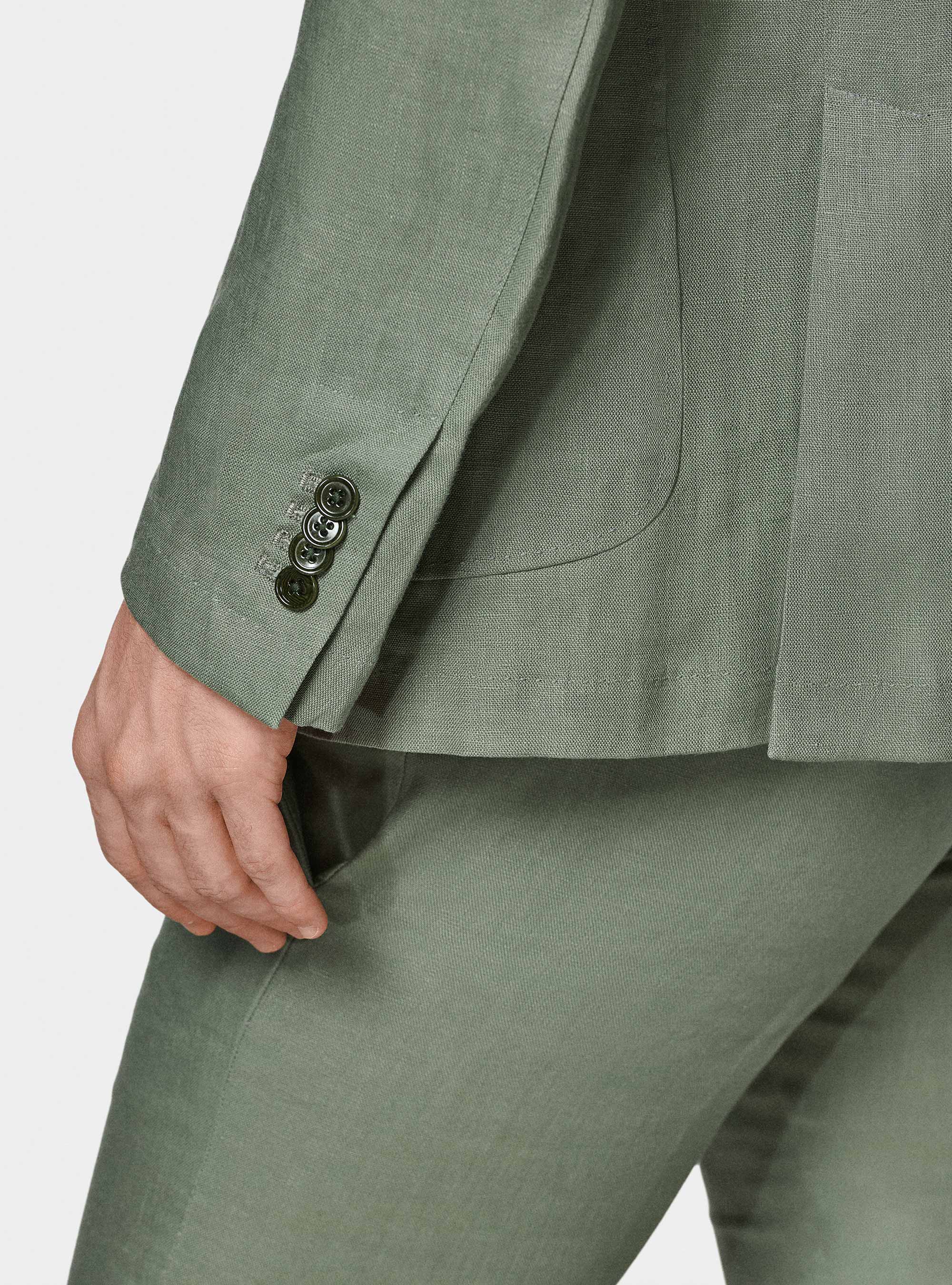 Pure linen suit blazer, SALVIA 0602C