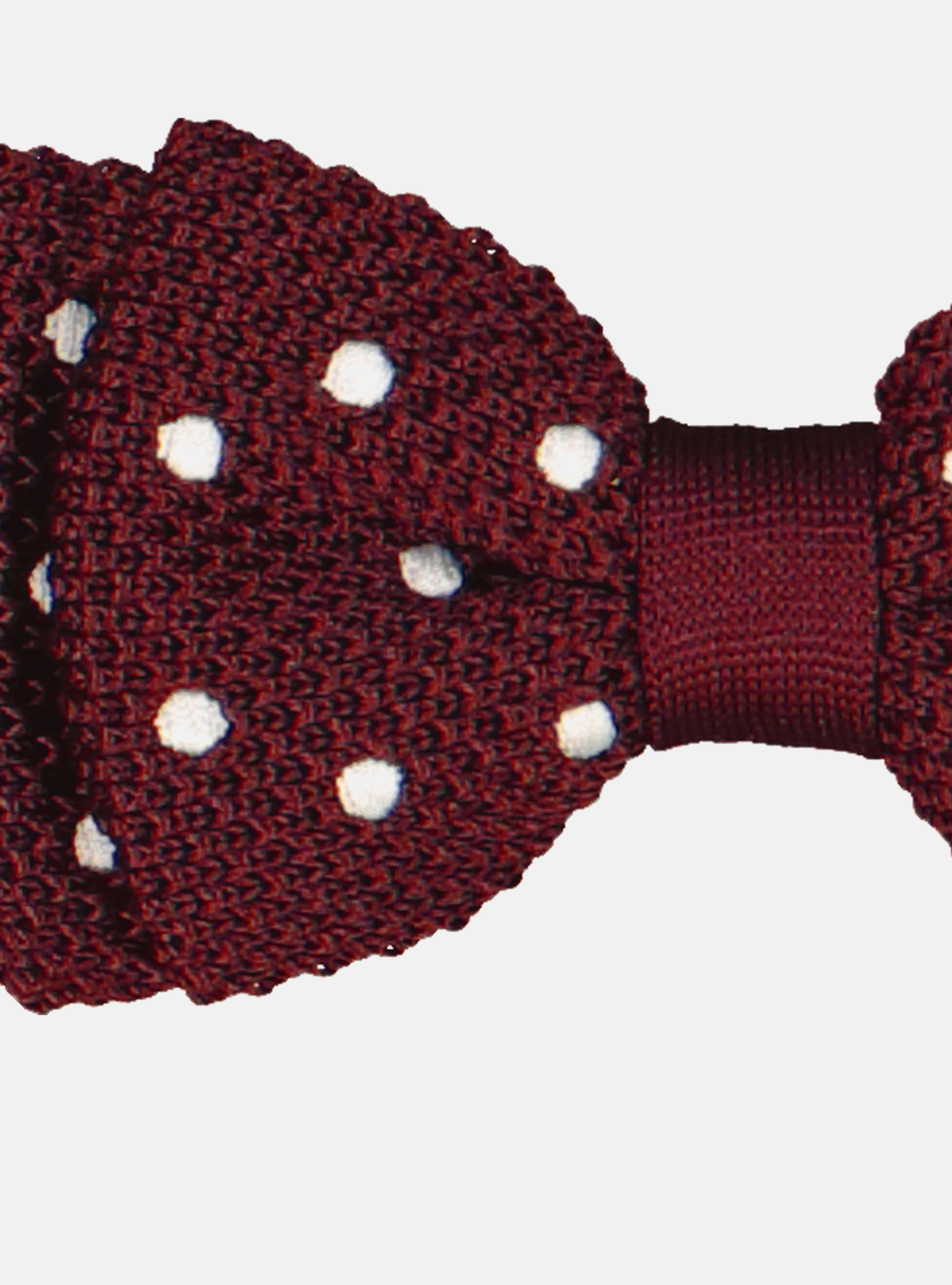 Noeud papillon en maille, BORDEAUX
