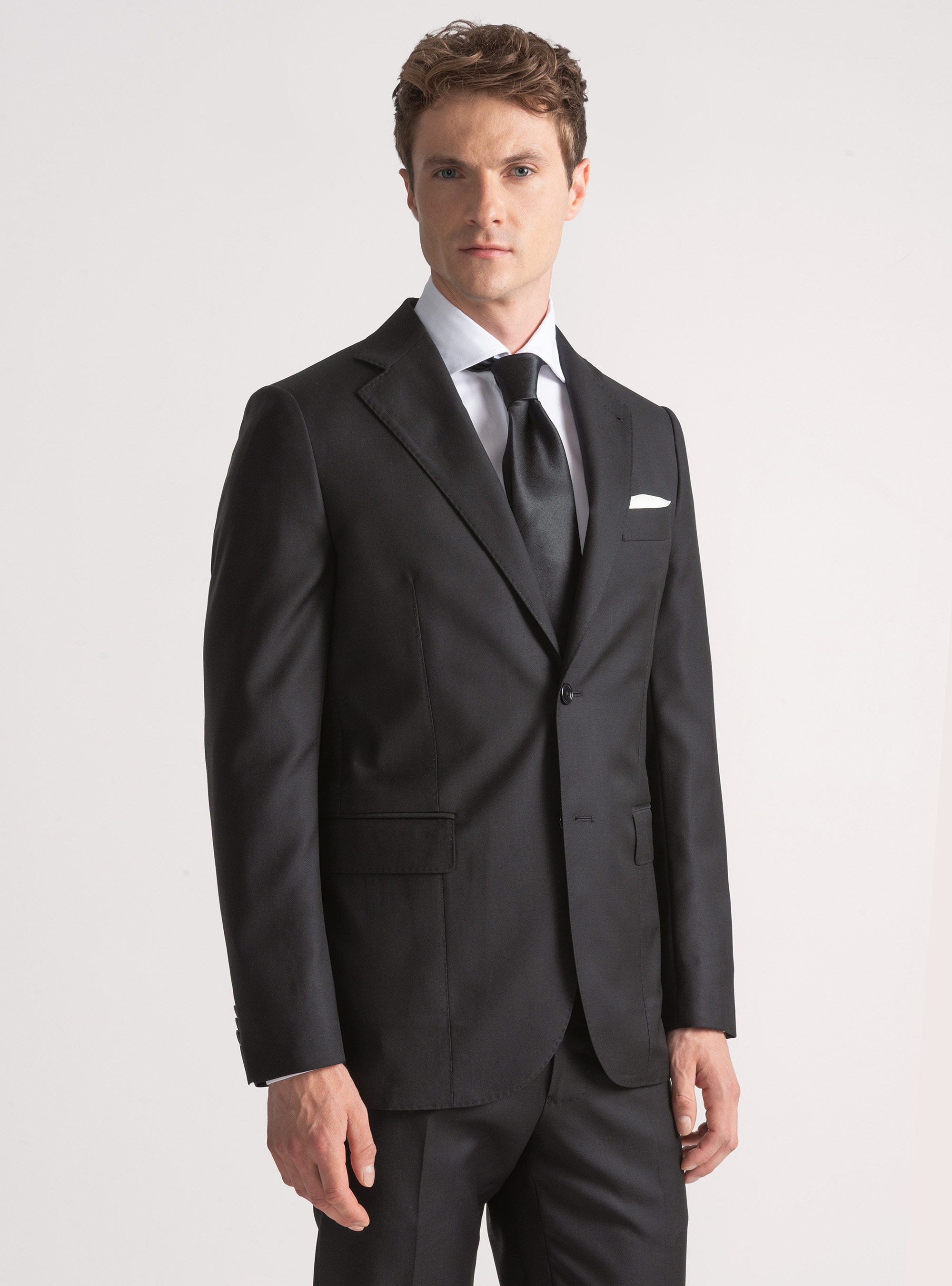 Pure wool suit blazer Vitale Barberis Canonico, BLACK