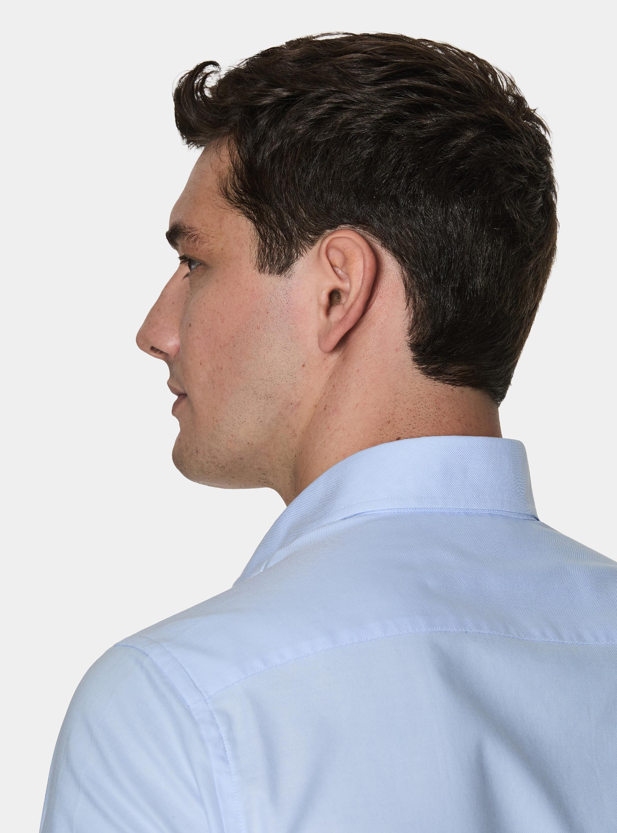 Oxford cotton shirt, AZZURRO 0290C