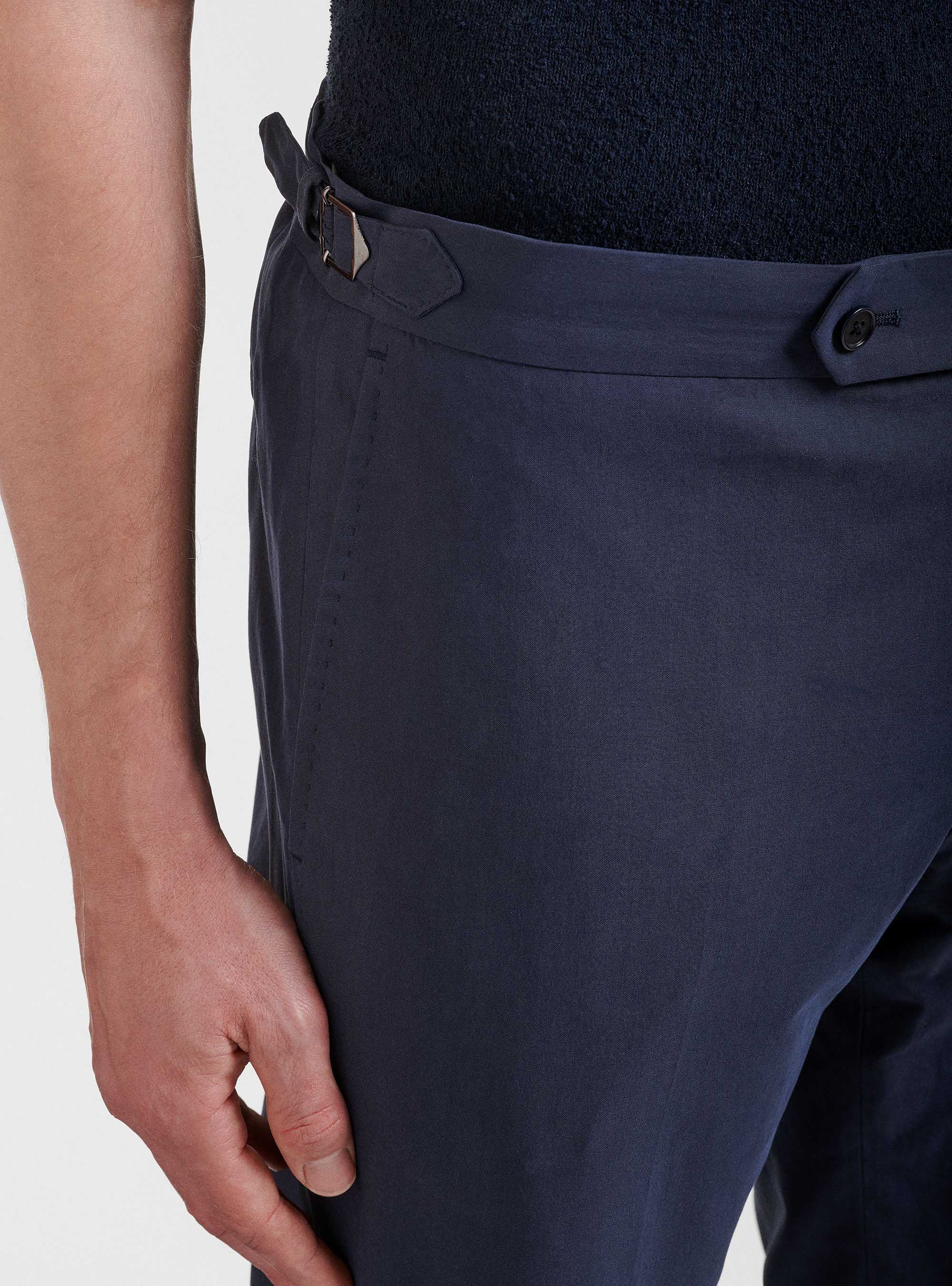 DUEMILAGORI Kleidungshose aus Baumwollmischung, NAVY 0218C