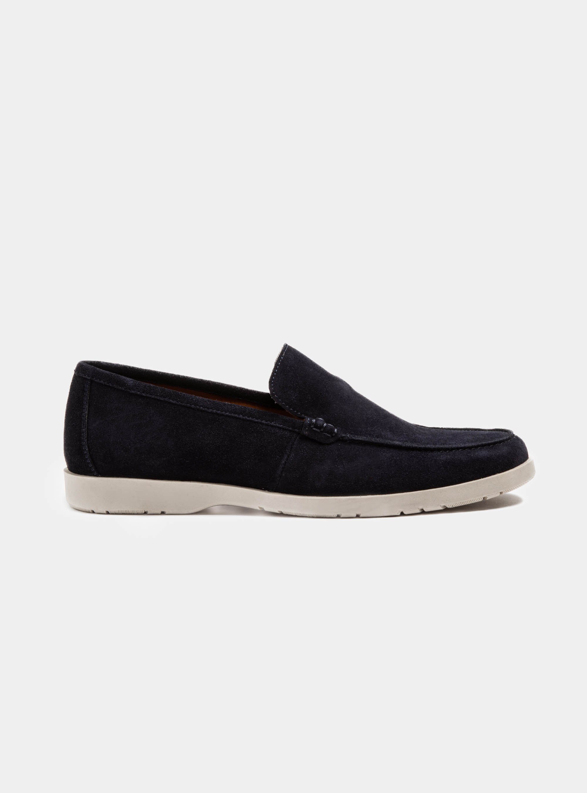 Mocassins en daim, BLEU MARINE