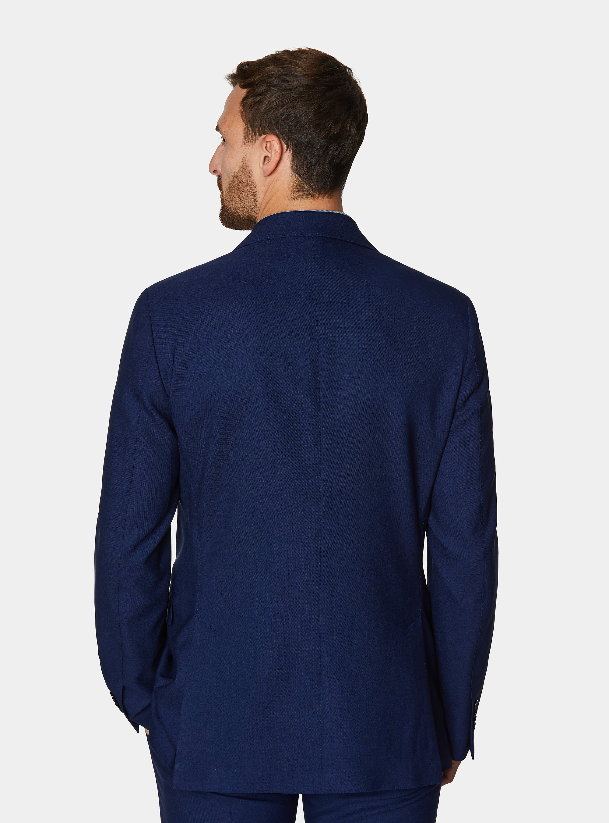 Vitale Barberis Canonico pure wool suit blazer, BLUE