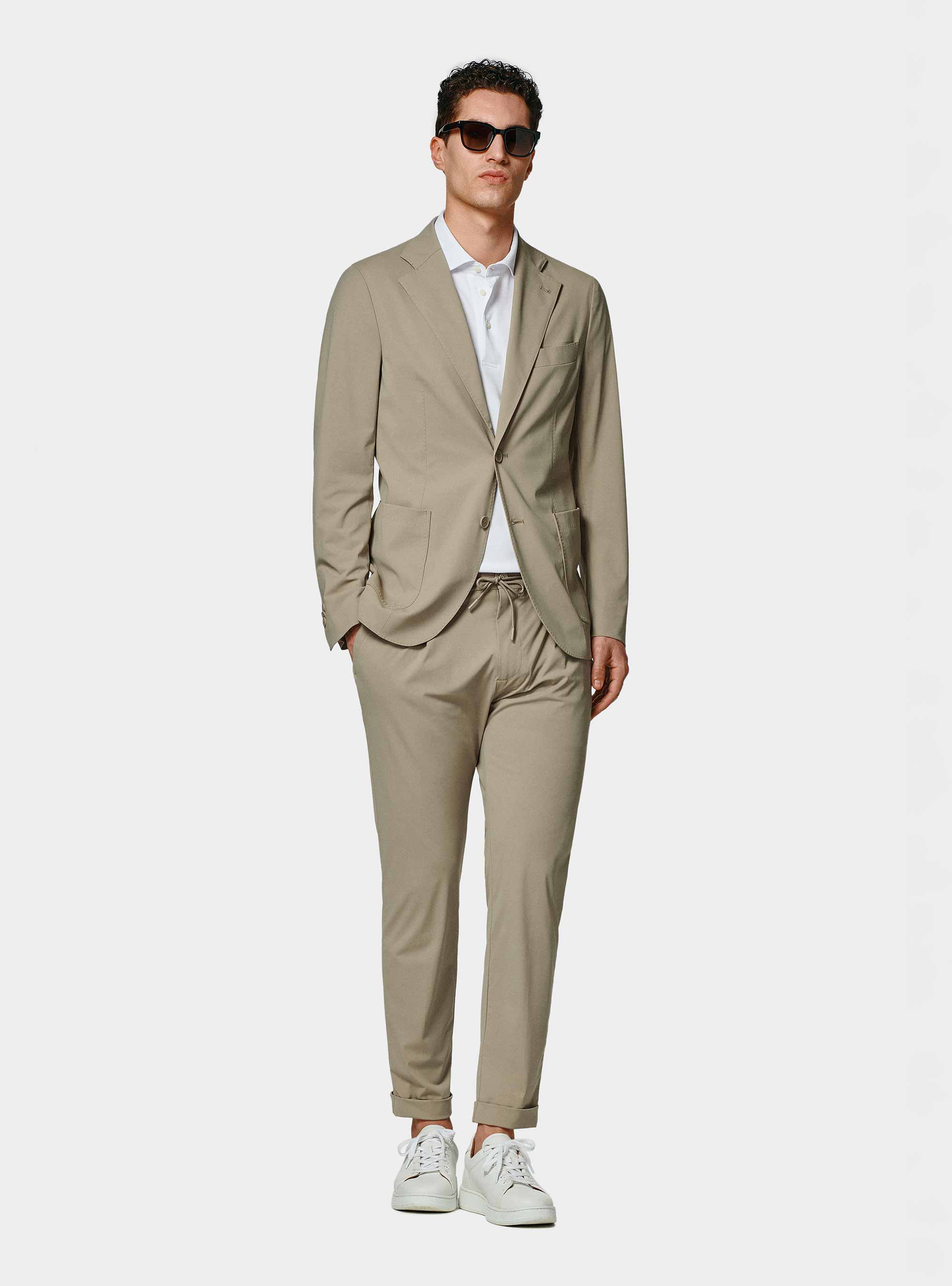 Giacca GT01 in jersey elasticizzato, FANGO